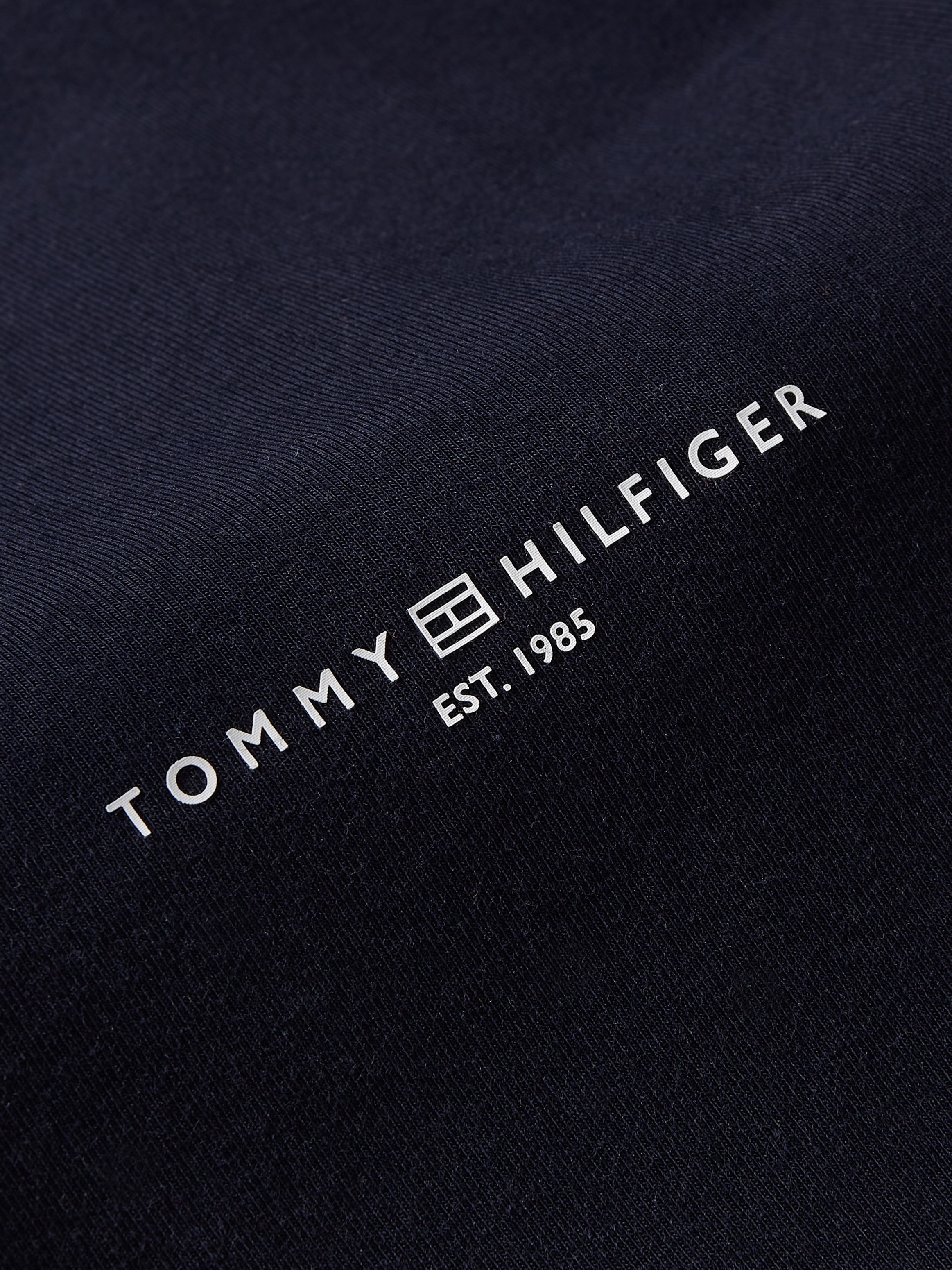 Tommy Hilfiger T-Shirt »1985 REG MINI CORP LOGO C-NK SS«, mit Logoschriftzug  für bestellen | BAUR