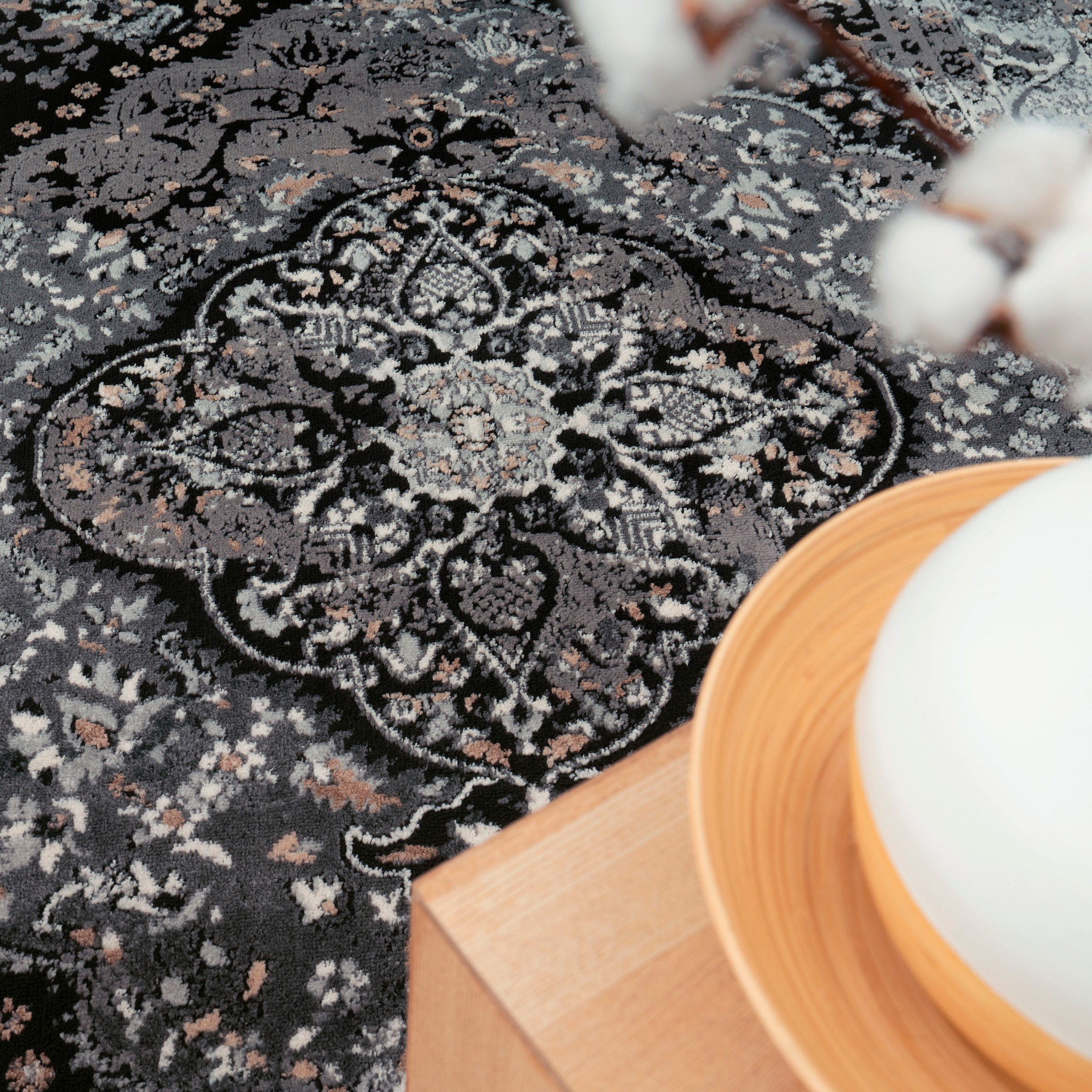 Paco Home Teppich »Pescara 336«, rechteckig, 12 mm Höhe, Kurzflor, Orient-Optik, Vintage Design
