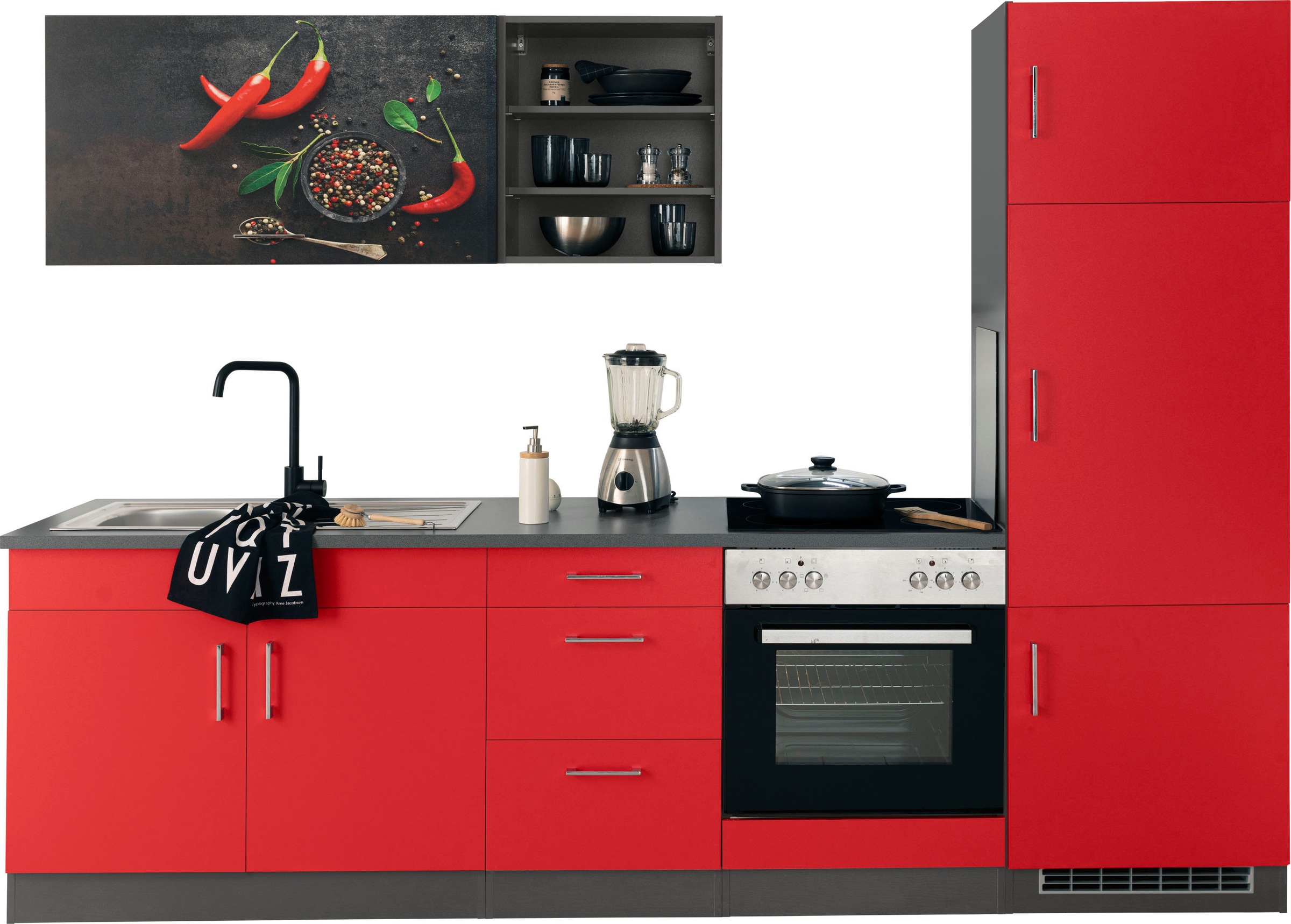 KOCHSTATION Küchenzeile "KS-Paris – Küchen mit einzigartigen Fotomotiven au günstig online kaufen