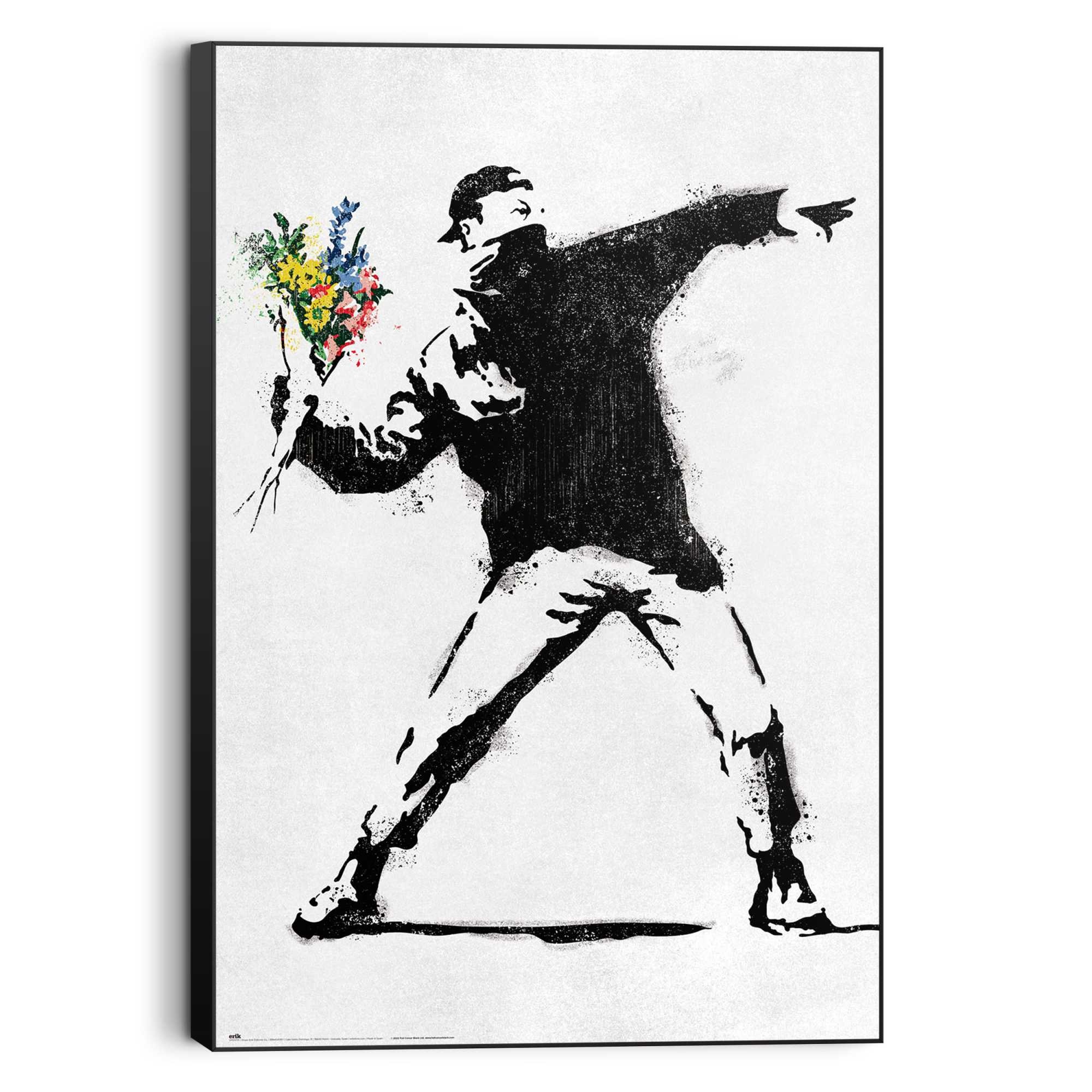 Reinders! Wandbild »Banksy - flower bomber«