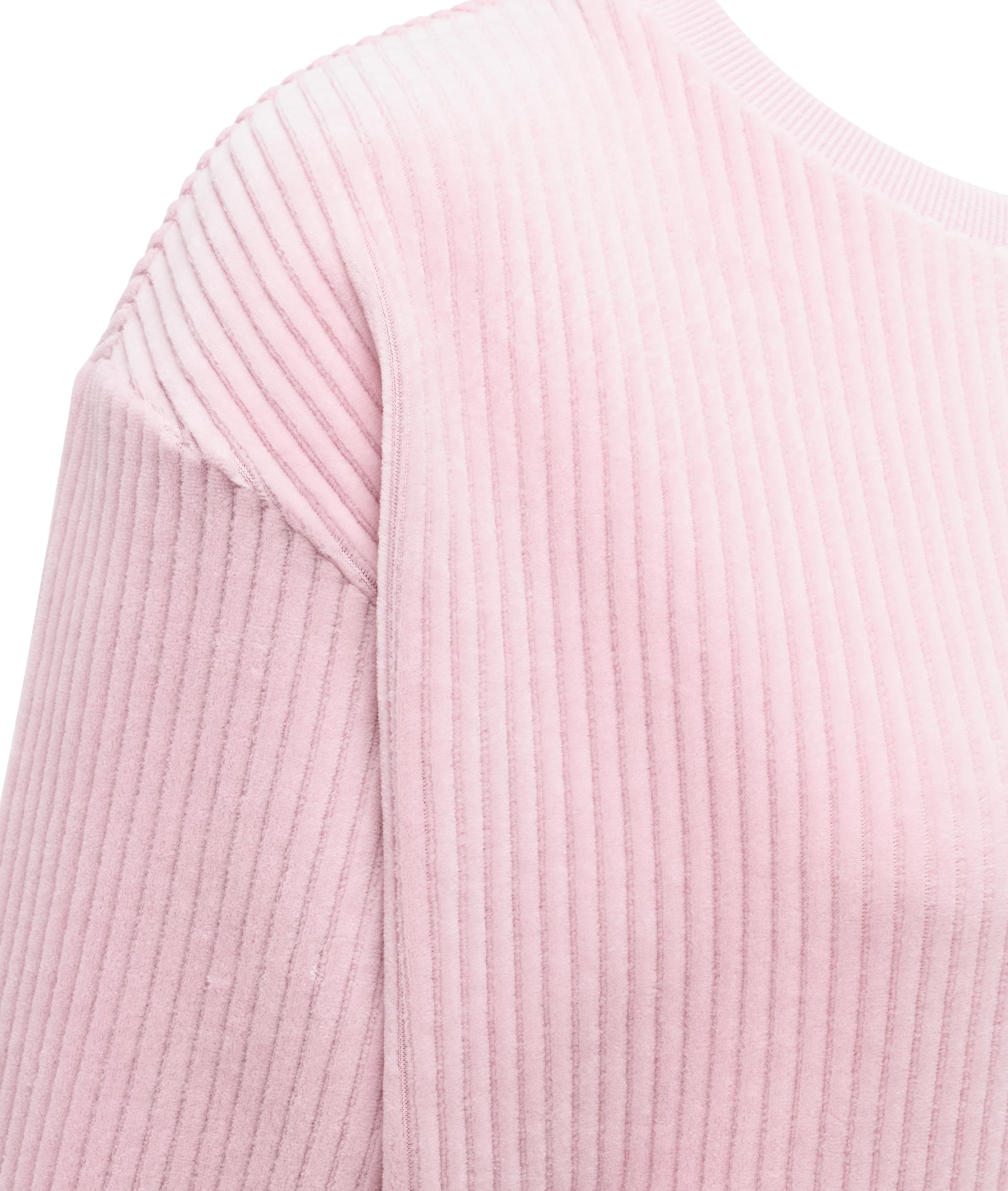 Sweatshirt RAGWEAR "Dellani Cordy", Damen, Gr. L (40), marshmallow, Material: 76% Baumwolle, 20% Polyester, 4% Elasthan, lässig geschnitten hüftlang, Rundhals, Ärmel ohne Ärmelschlitz abgestepptes Bündchen, Sweatshirts Sweatshirt, Langarm Oberteil in Kord 3