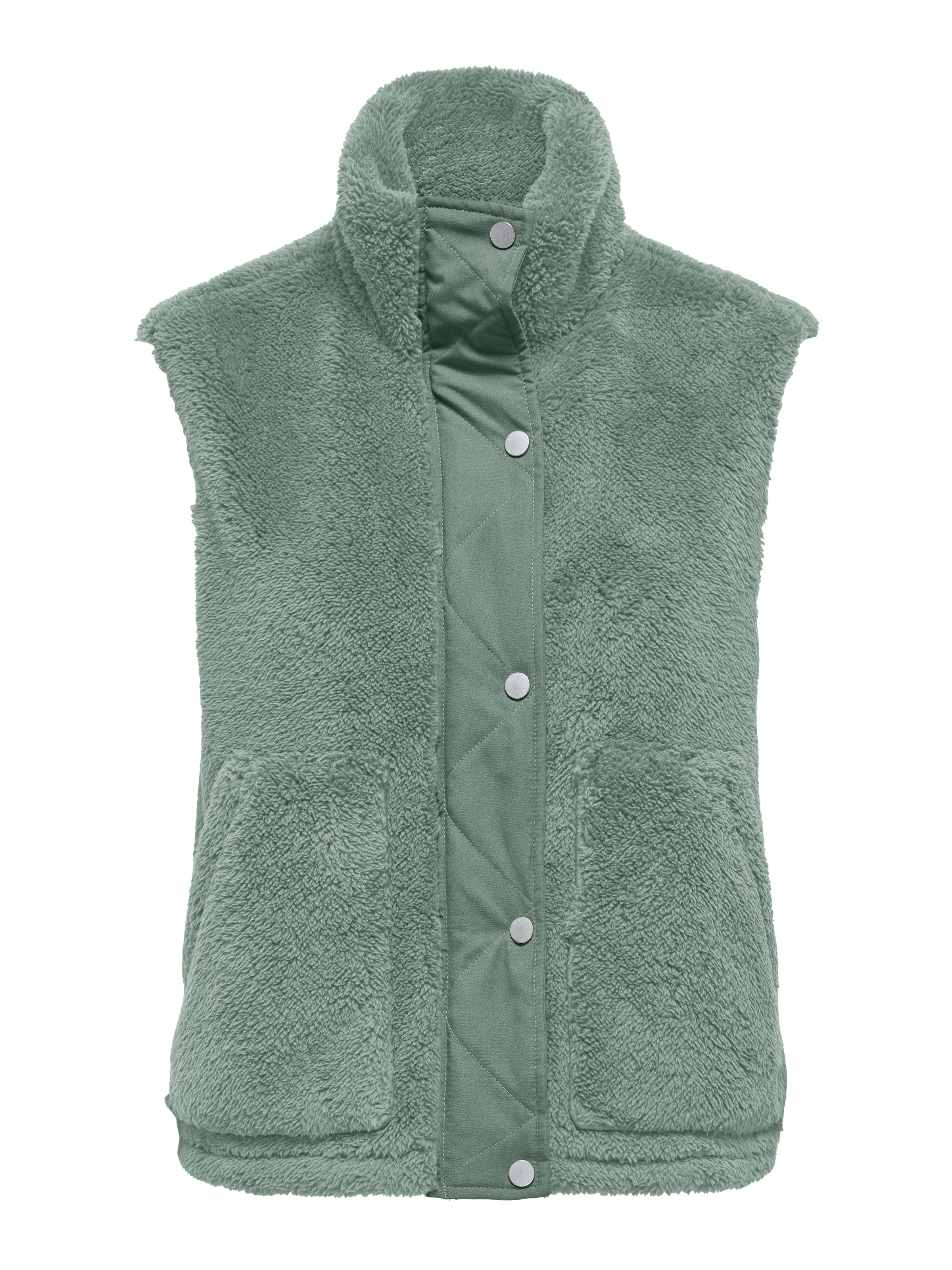 ONLY Plüschweste »ONLBARI LIFE TEDDY WAISTCOAT OTW« Kunstfaser