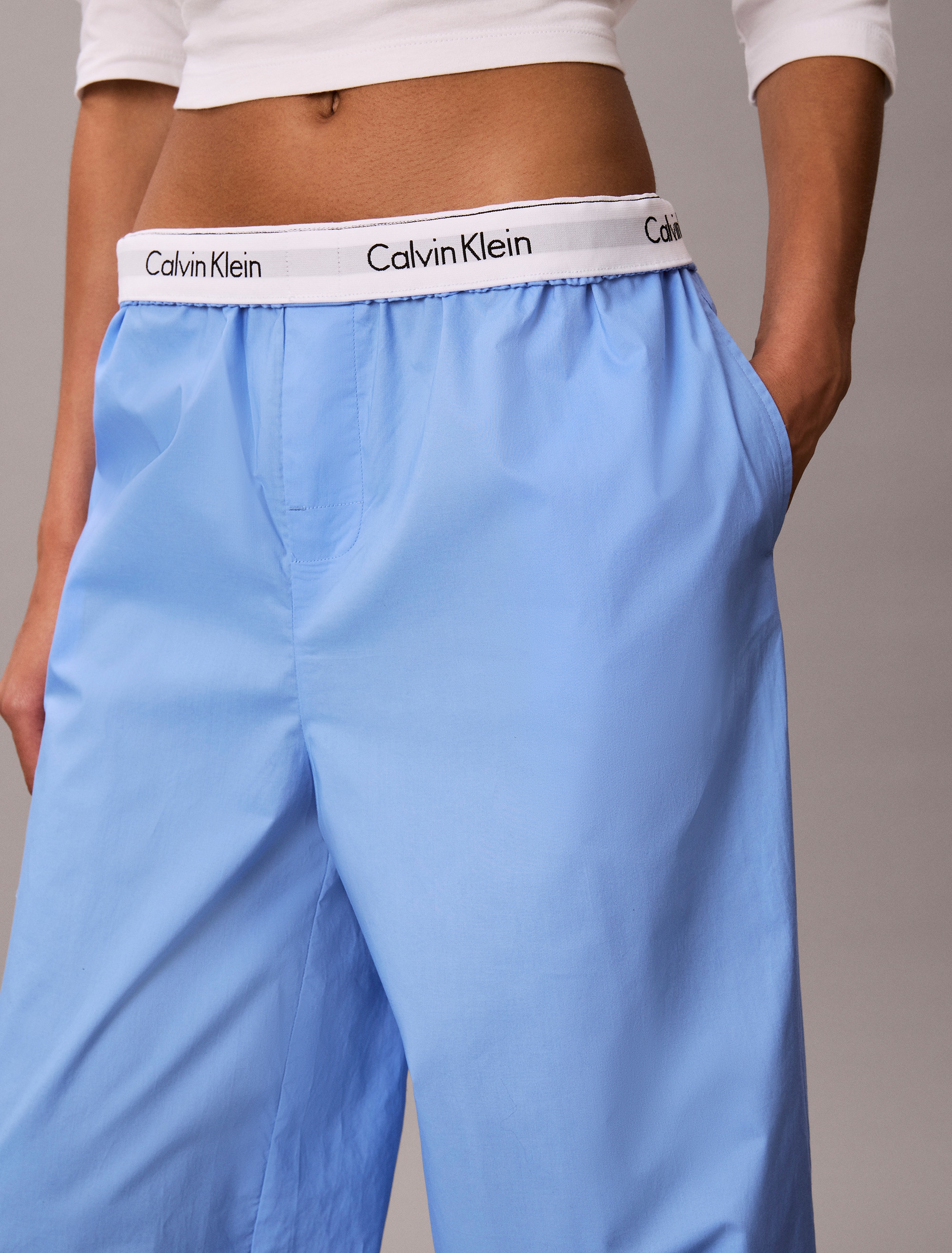 Calvin Klein Underwear Schlafanzug »LS PANT SET« Normale Passform mit Rundhalsausschnitt