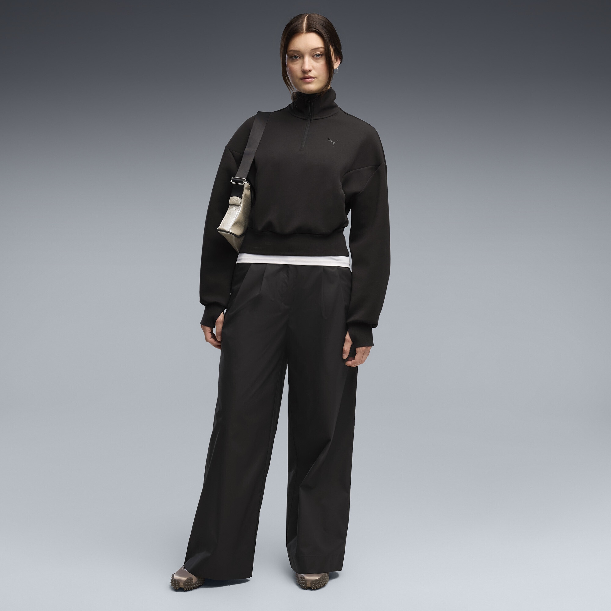 PUMA Sweatshirt »PUMATECH SENSE Crew Sweatshirt mit Reißverschluss bis zum Hals«
