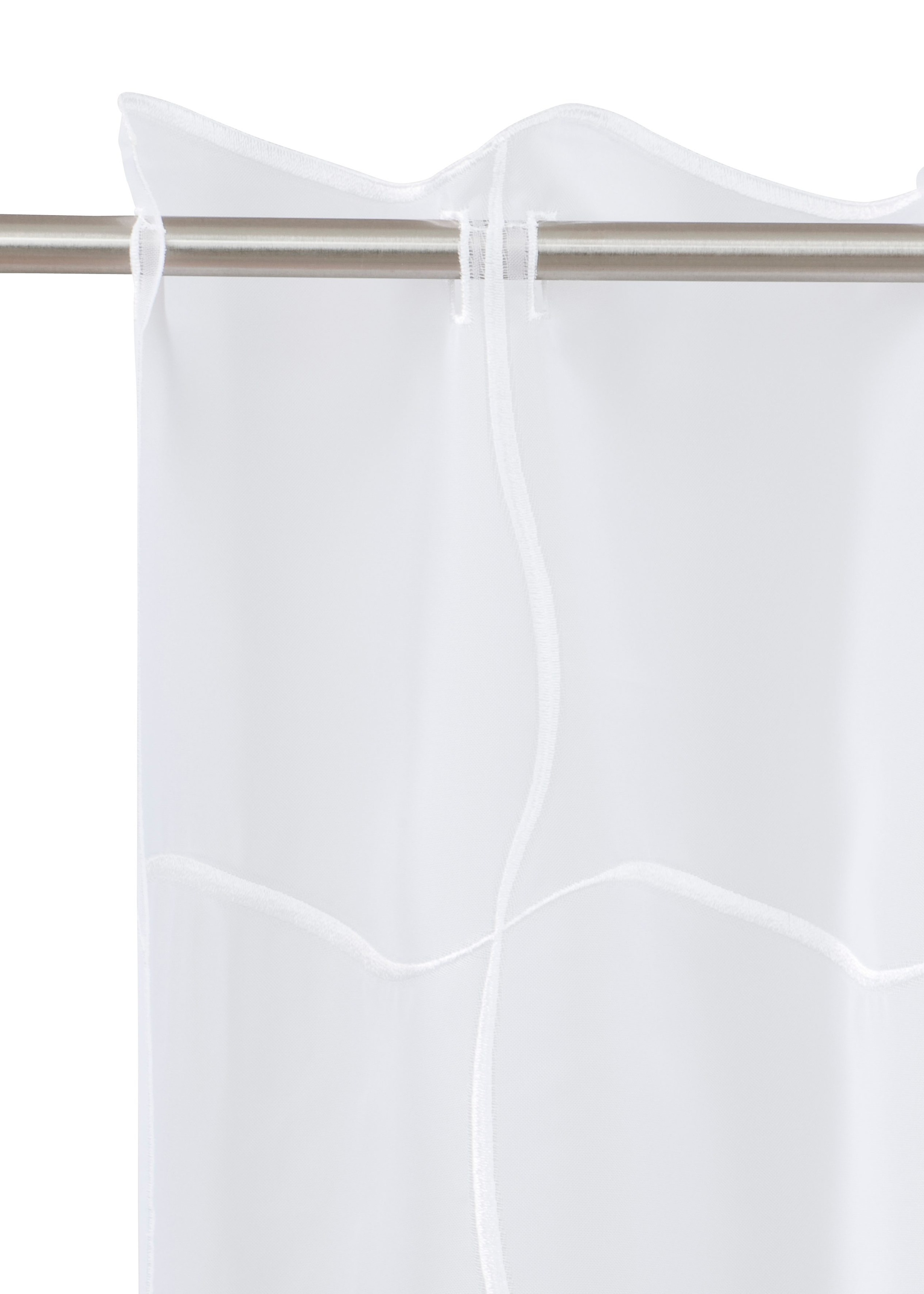 Thumbnail - Gerster Scheibengardine "Joana" Stangendurchzug 1 Stk. tlg. HxB: 50x150