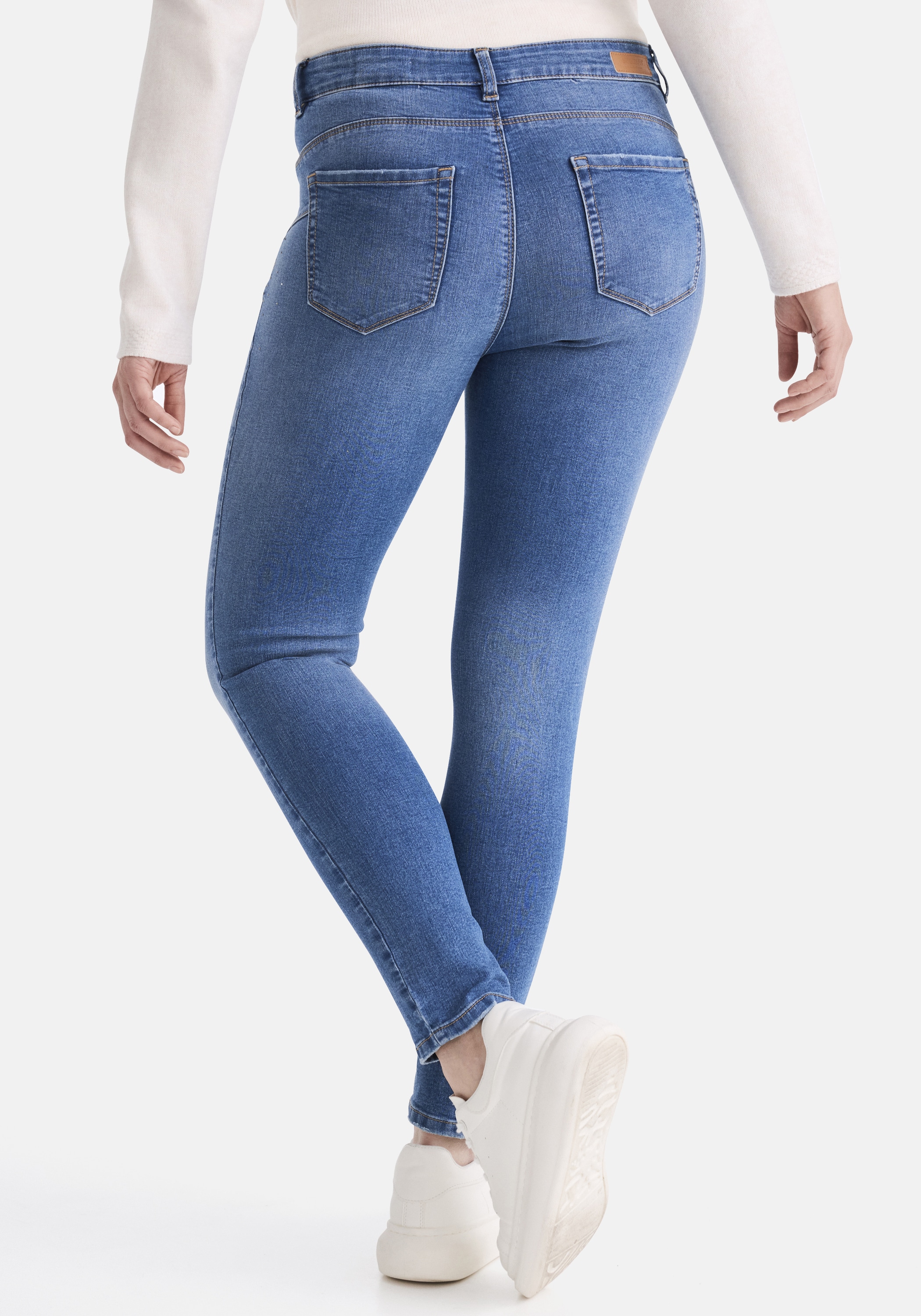 STOOKER WOMEN 5-Pocket-Jeans "Rio Colour Skinny Fit" Skinny Fit Casual Clea günstig online kaufen