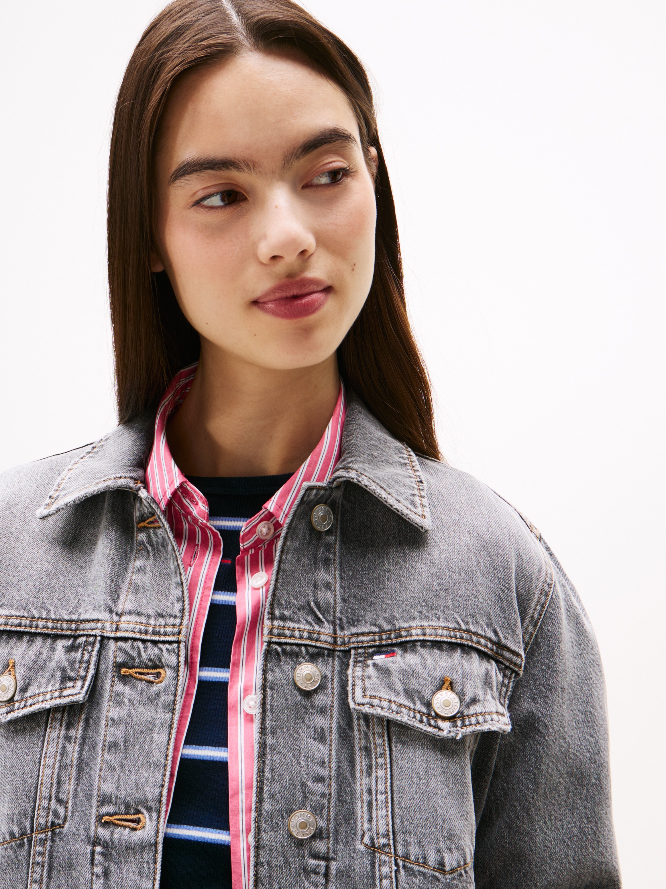 Tommy Jeans Jeansjacke "CLSSC TRCKR JCKT RWB EXT DI6078" günstig online kaufen