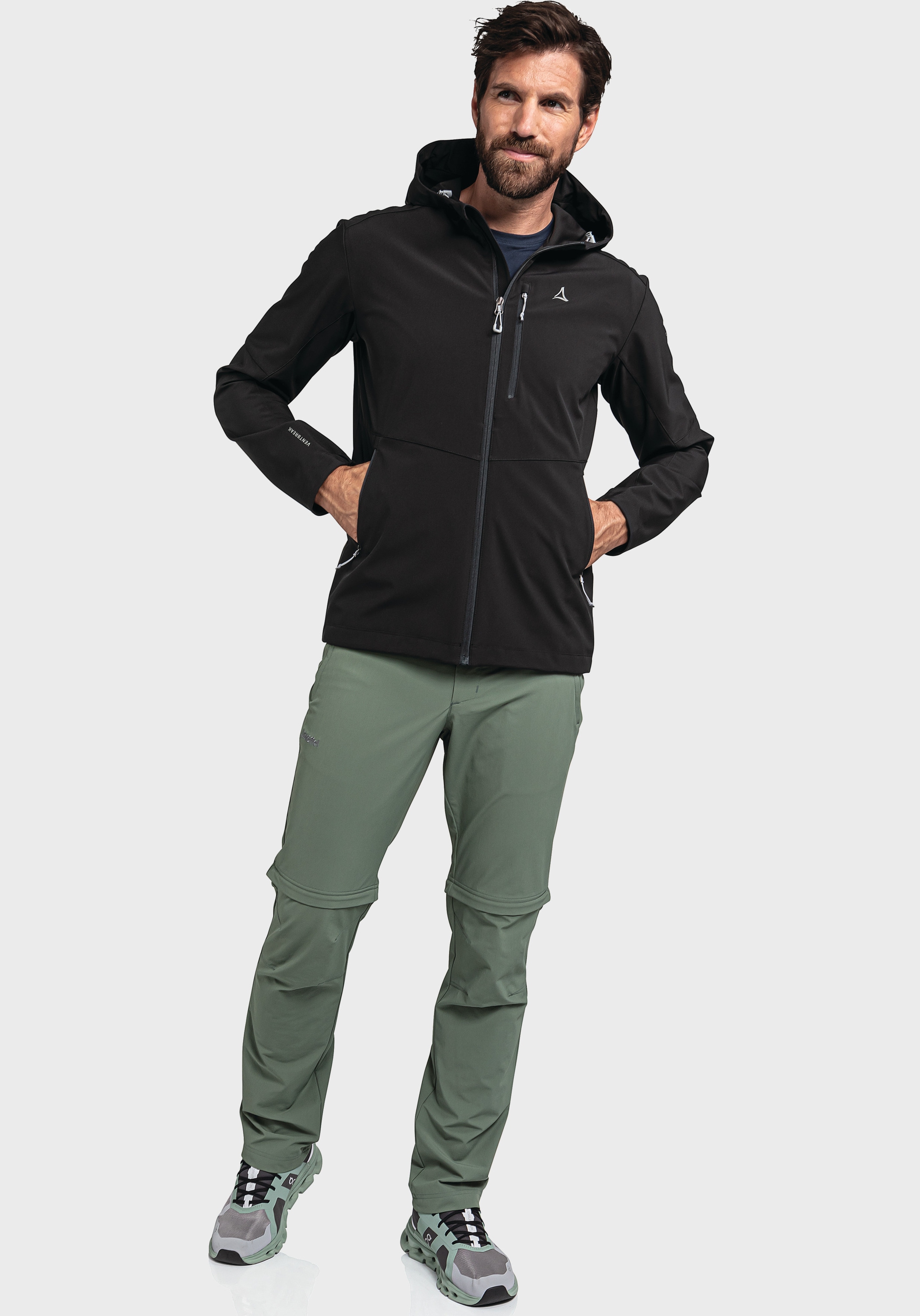 Schöffel Outdoorjacke »Softshell Jacket Tonion M«, mit Kapuze