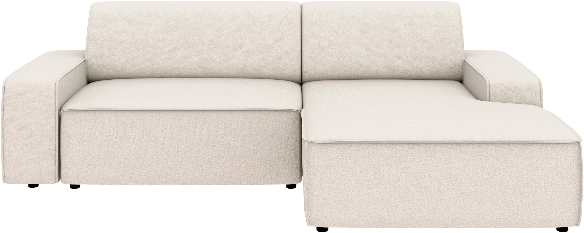 TRENDMANUFAKTUR Ecksofa »Graz, wahlweise mit Sitzvorschub und Bettkasten, L-Form, Breite 246 cm«, in Cord-, haustierfreundlichem LEO Struktur- oder LUMOS-3D-Bezug