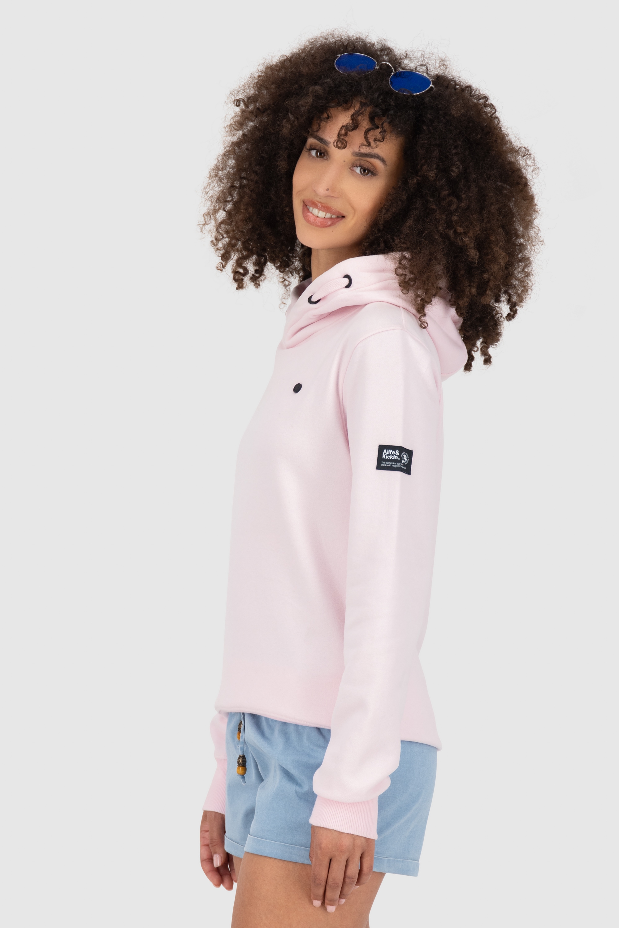 Alife & Kickin Kapuzensweatshirt »Damen SarinaAK A«, Hoodie Kapuzenpullover, Sweatshirt mit Kapuze und Kängurutasche