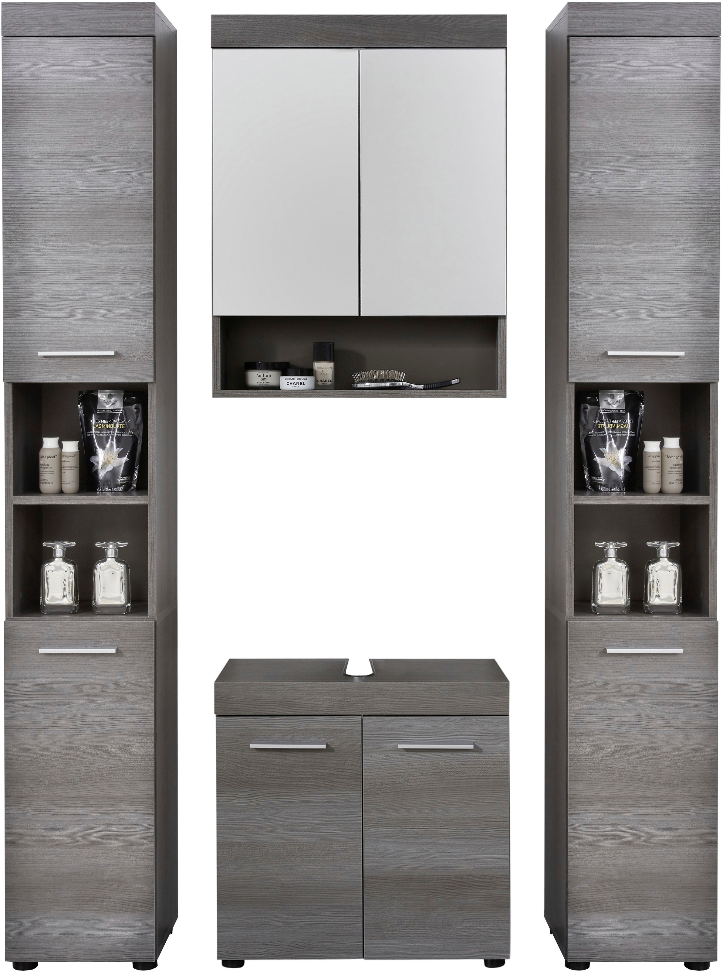 welltime Badmöbel-Set "Royan" 4 Stk. tlg. günstig online kaufen