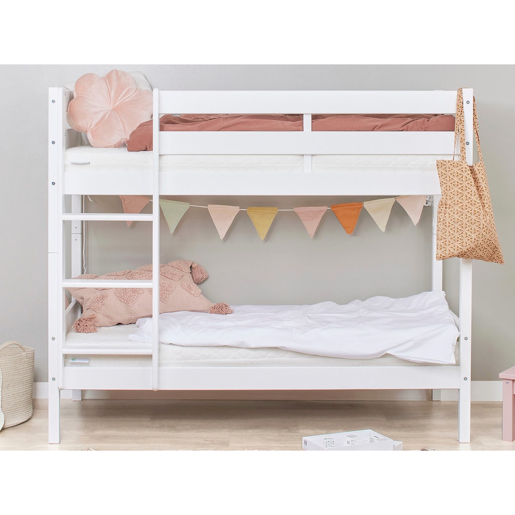 Hoppekids Etagenbett »ECO Comfort Kinderbett 90x200 oder 70x160 aus Massivholz in 4 Farben«