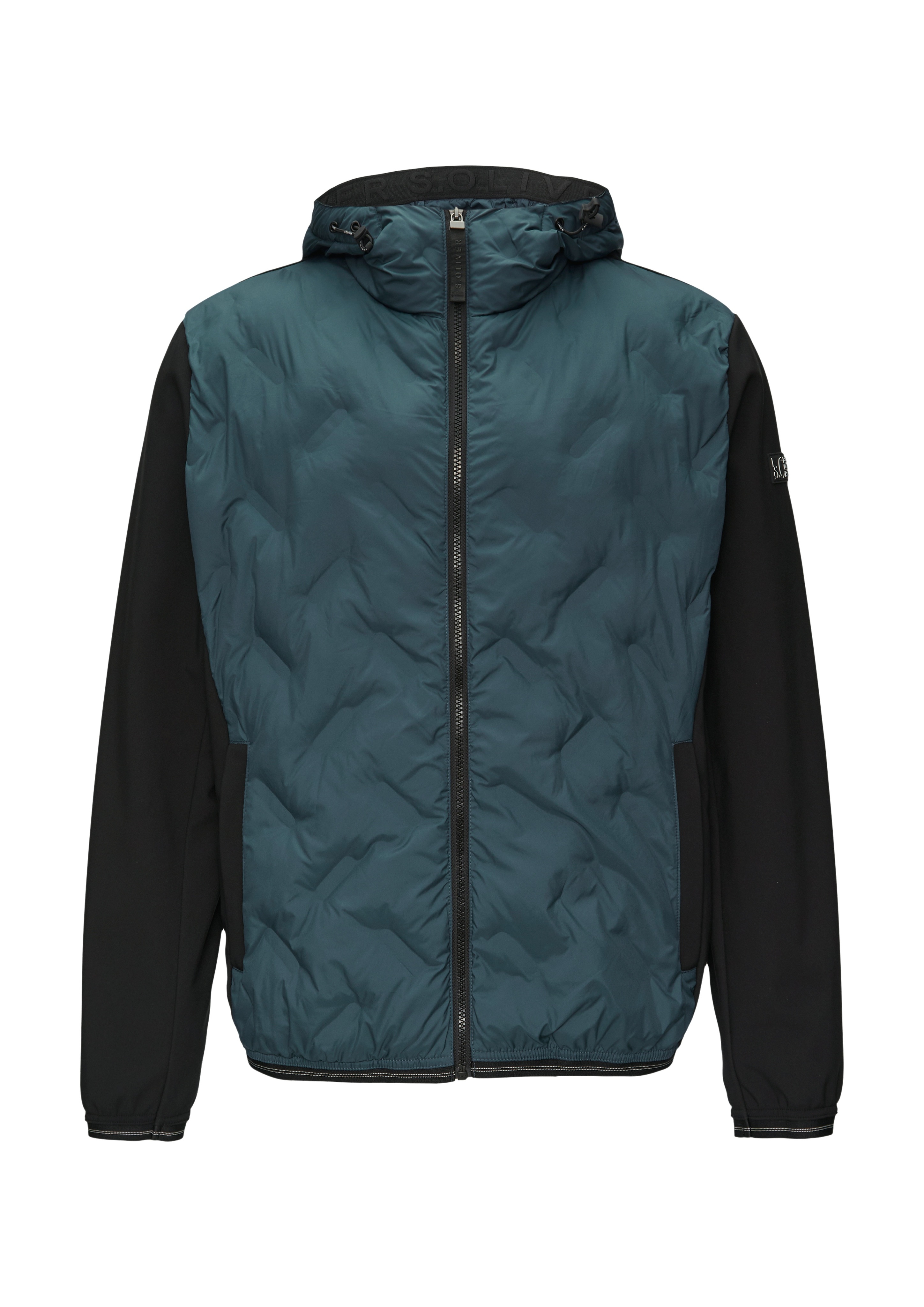 Thumbnail - s.Oliver Steppjacke, mit Kapuze, mit Softshell-Ärmeln und Kapuze