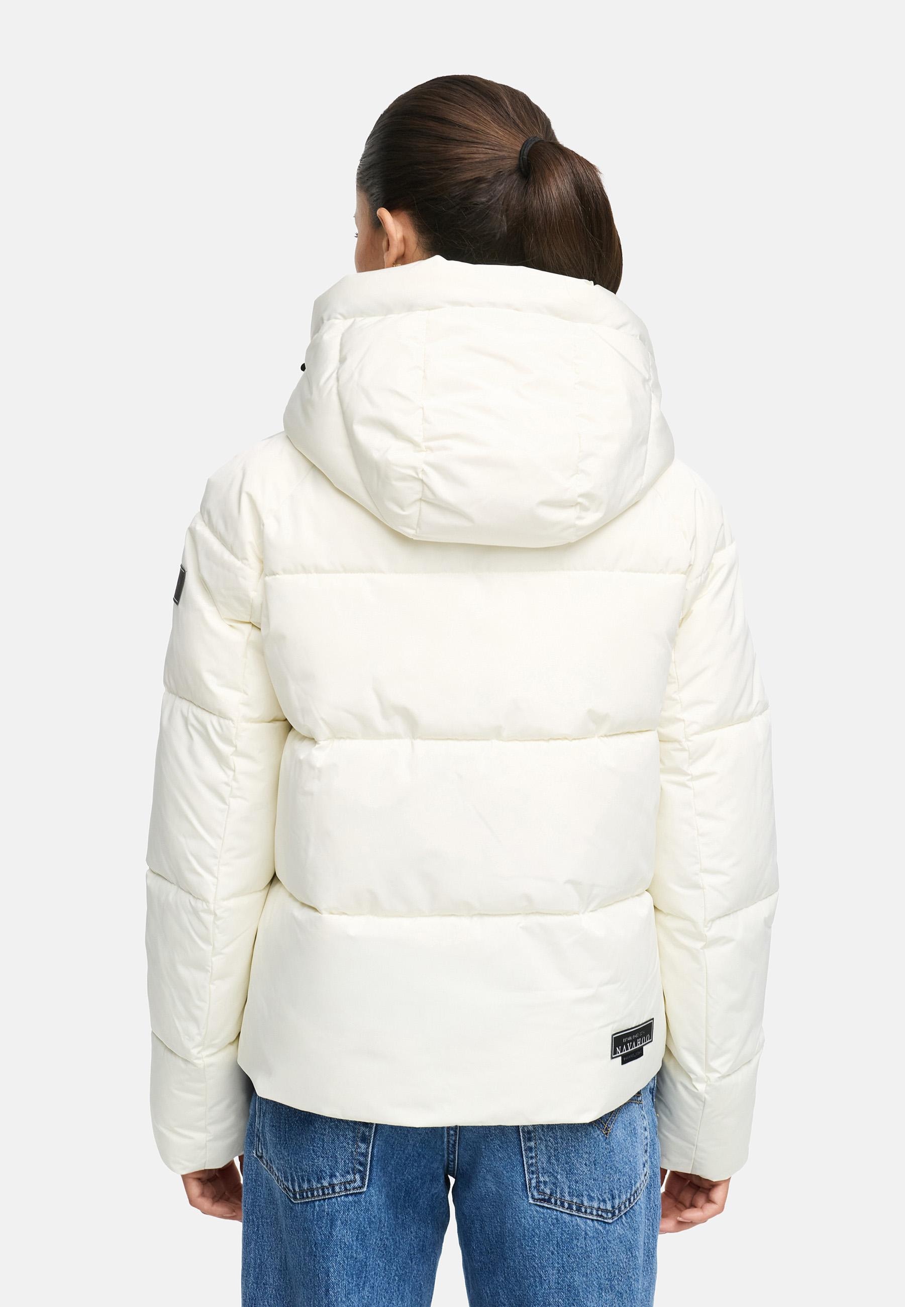 Navahoo Steppjacke »Frostherz XIV«, mit Kapuze, Kurze gesteppte Damen Winterjacke mit abnehmbarer Kapuze