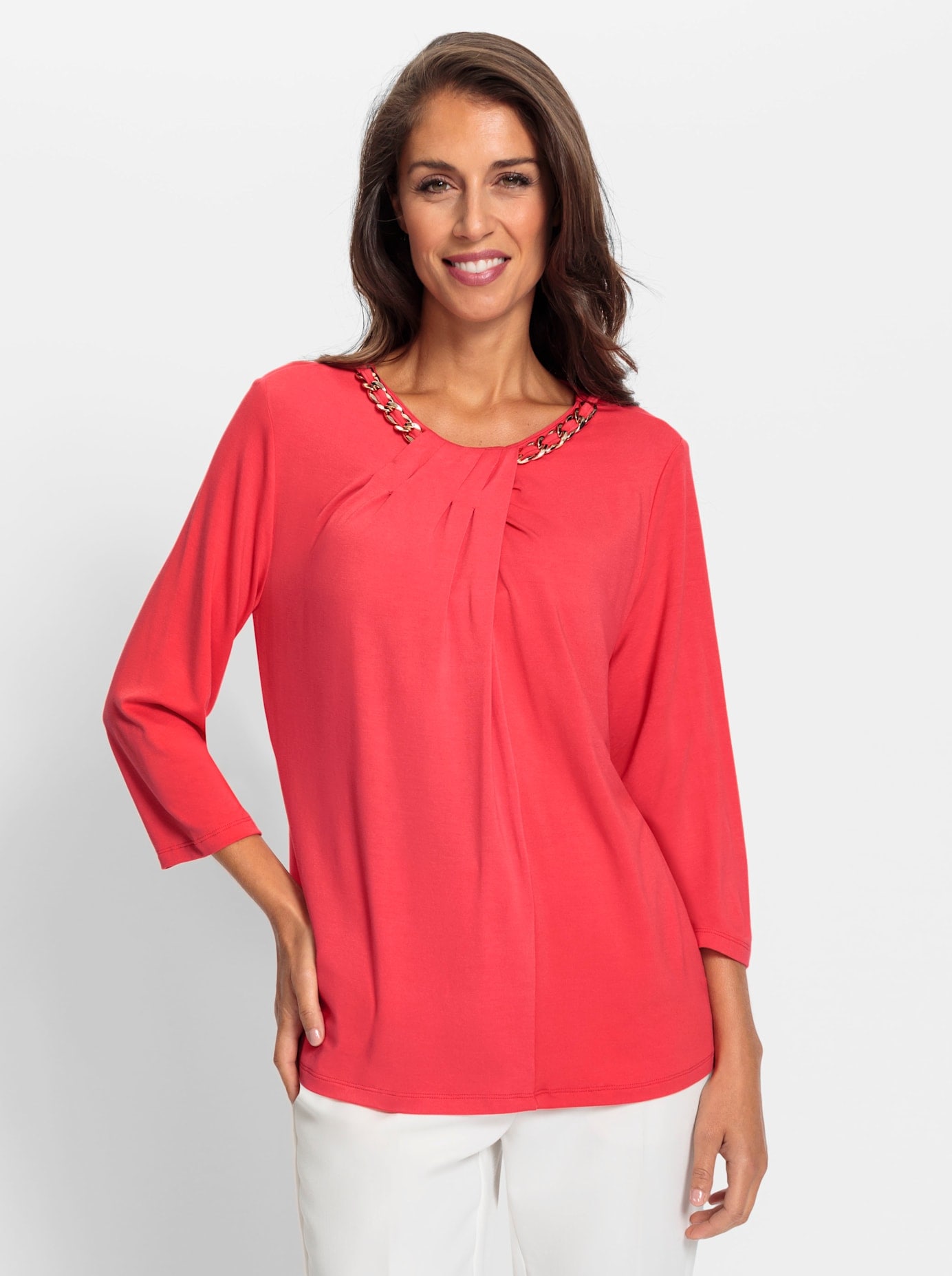 heine Rundhalsshirt »Shirt«, (1 tlg.)