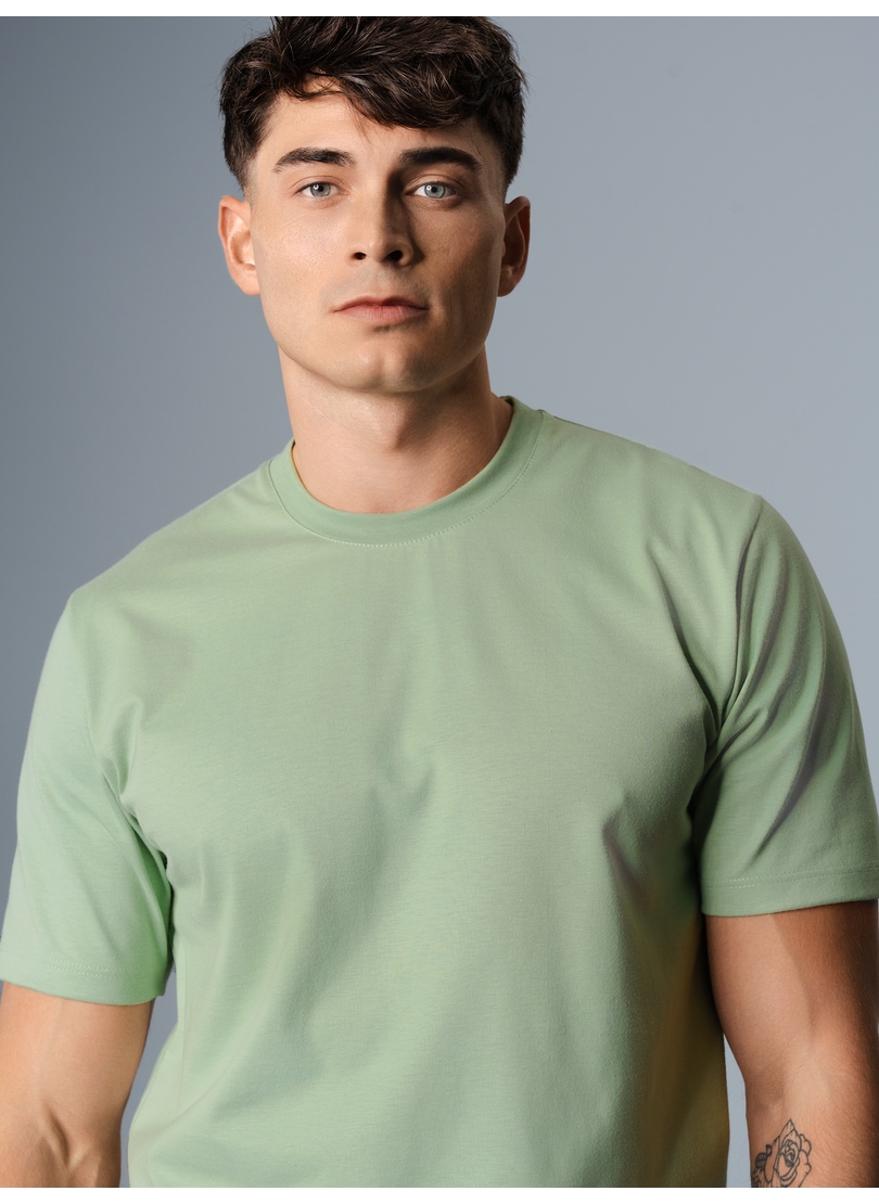 Trigema T-Shirt "TRIGEMA T-Shirt DELUXE Baumwolle" 1 Stk. tlg. günstig online kaufen
