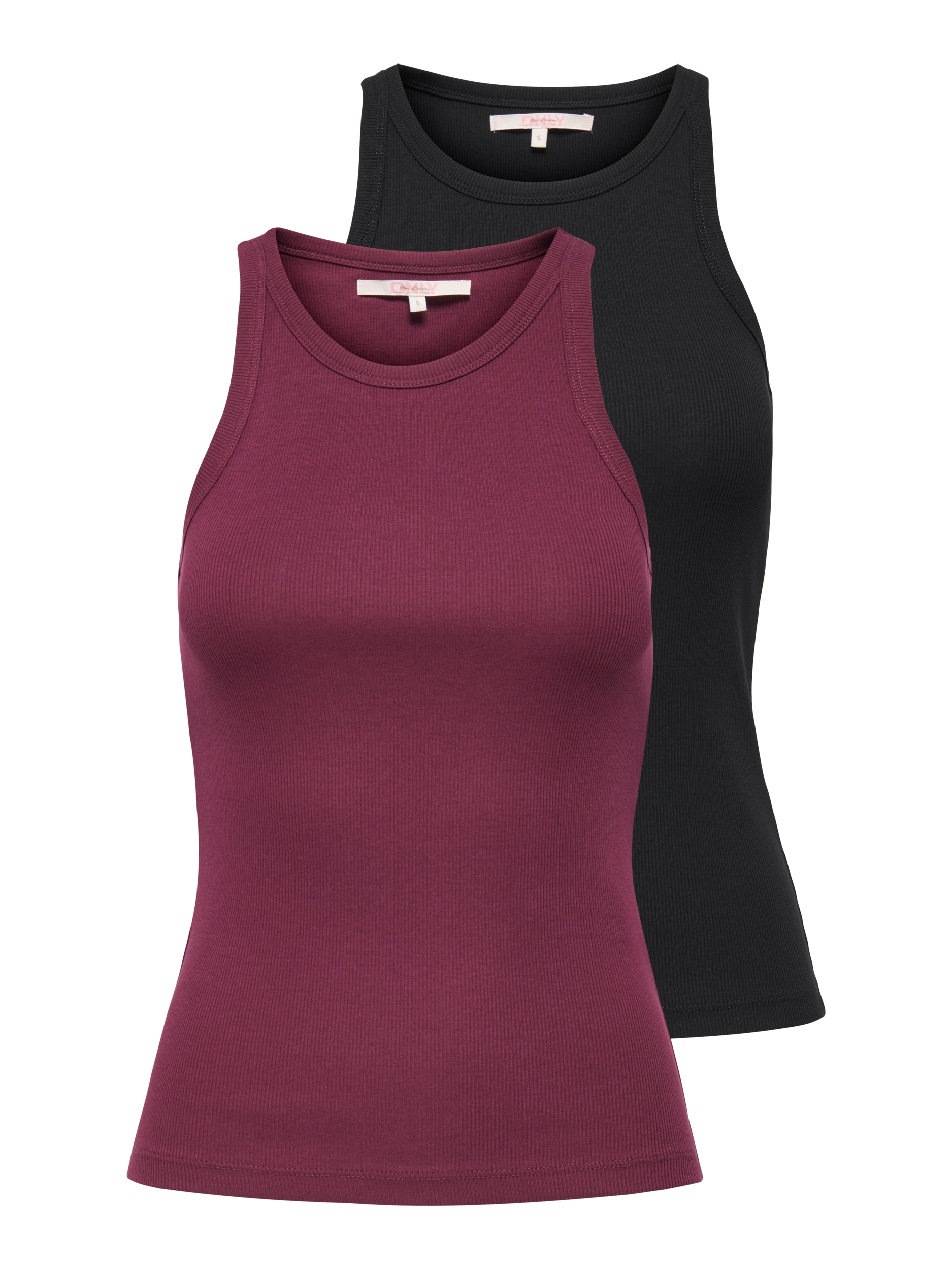 ONLY Tanktop "ONLLINDSAY TANK TOP 2 PACK" Packung, 2 Baumwollmischung günstig online kaufen