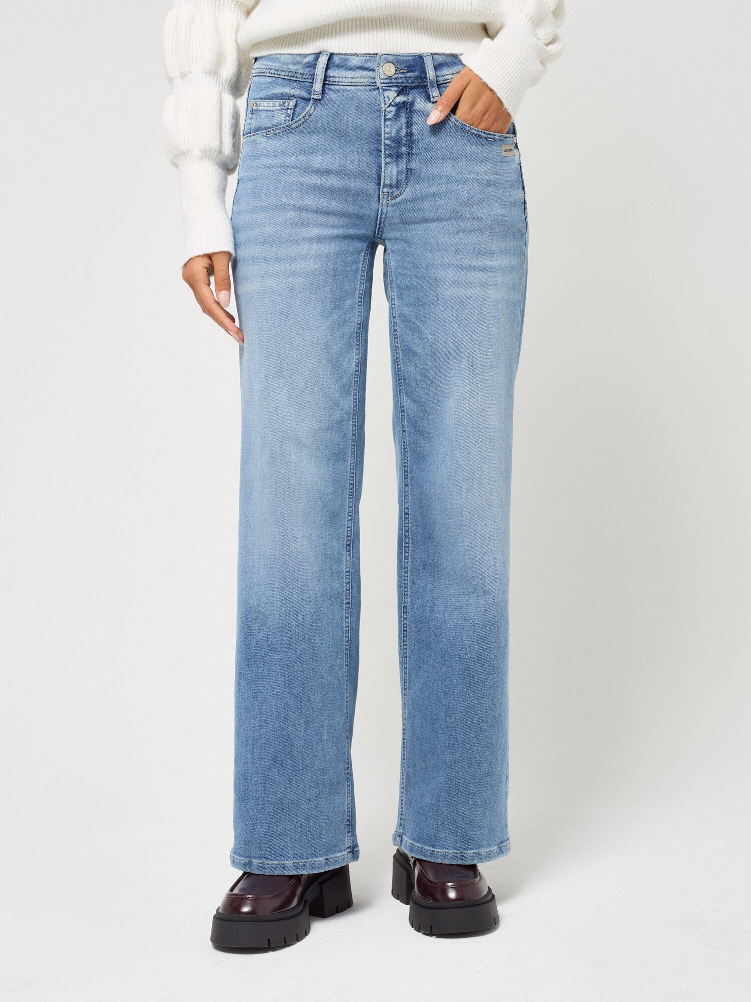 GANG 5-Pocket-Jeans "94AMELIE WIDE" im 5-Pocket-Style