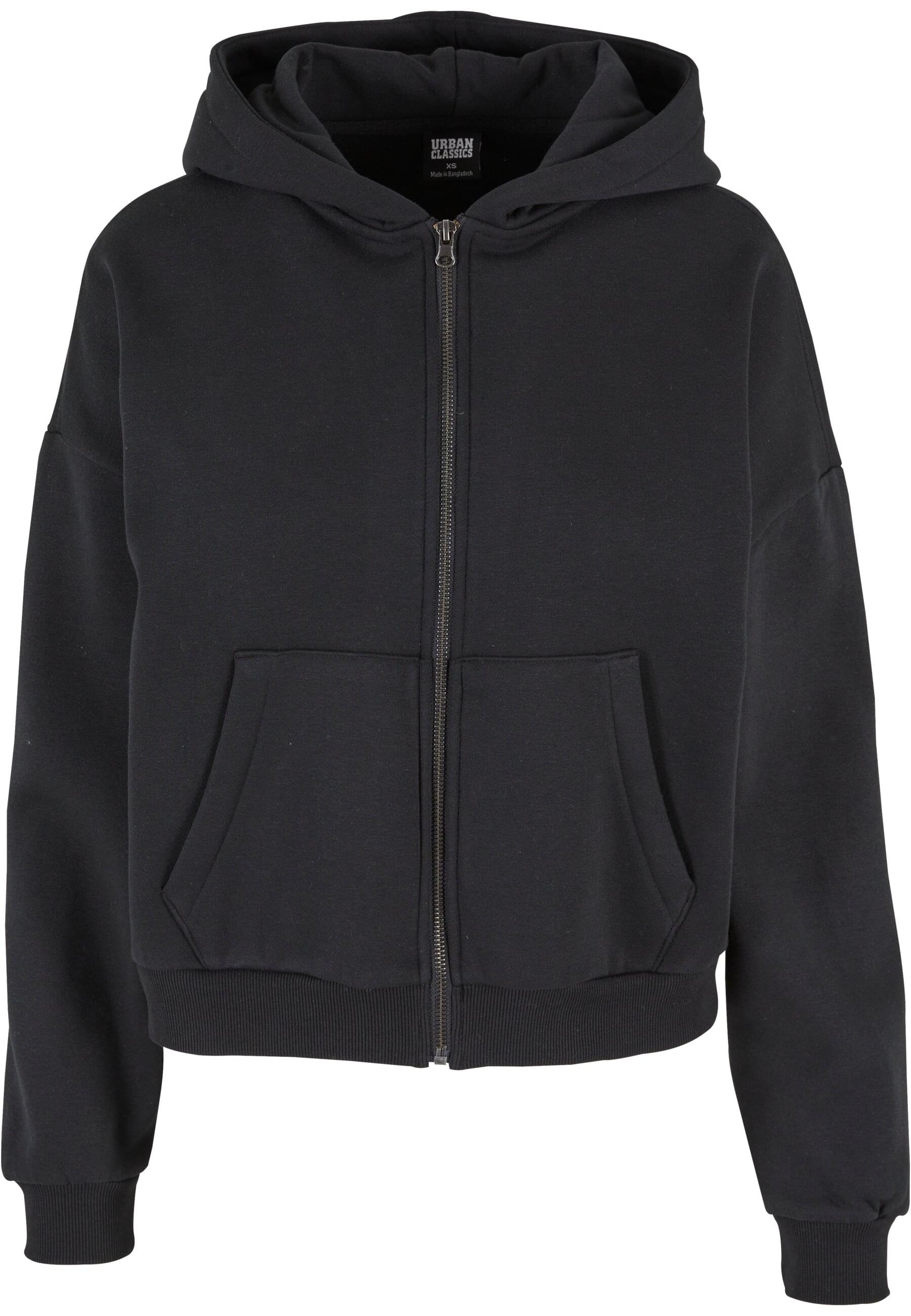 URBAN CLASSICS Sweatjacke "Urban Classics Damen Ladies Boxy Zip Hoody"