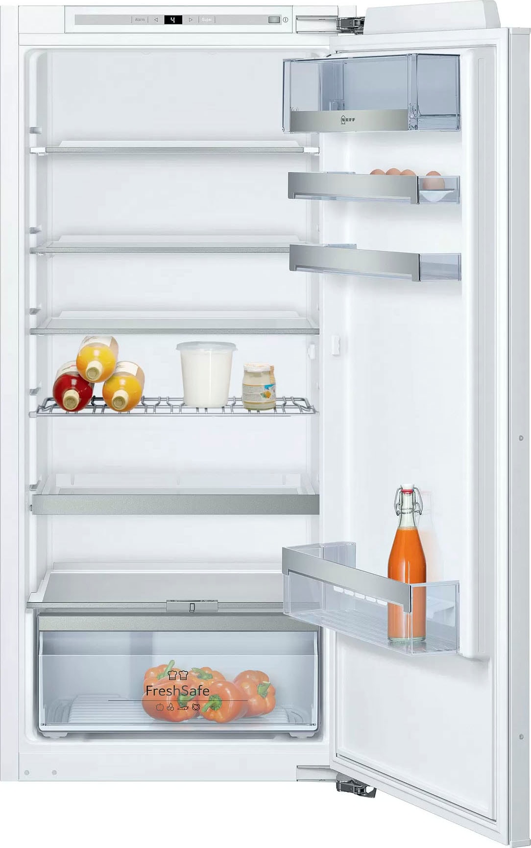 NEFF Einbaukühlschrank »KI1413FD0«, KI1413FD0, 122,1 cm hoch, 55,8 cm breit, Fresh Safe 2: Frischeschublade für die ideale Lagerung von Obst&Gemüse