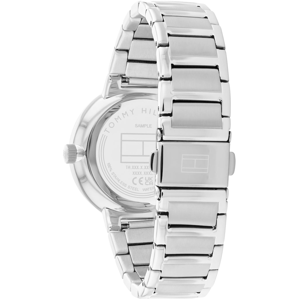 Tommy Hilfiger Multifunktionsuhr »CASUAL, 1782532«, Quarzuhr, Armbanduhr, Damen, Datum, Glaskristalle, 12/24-Std.-Anzeige