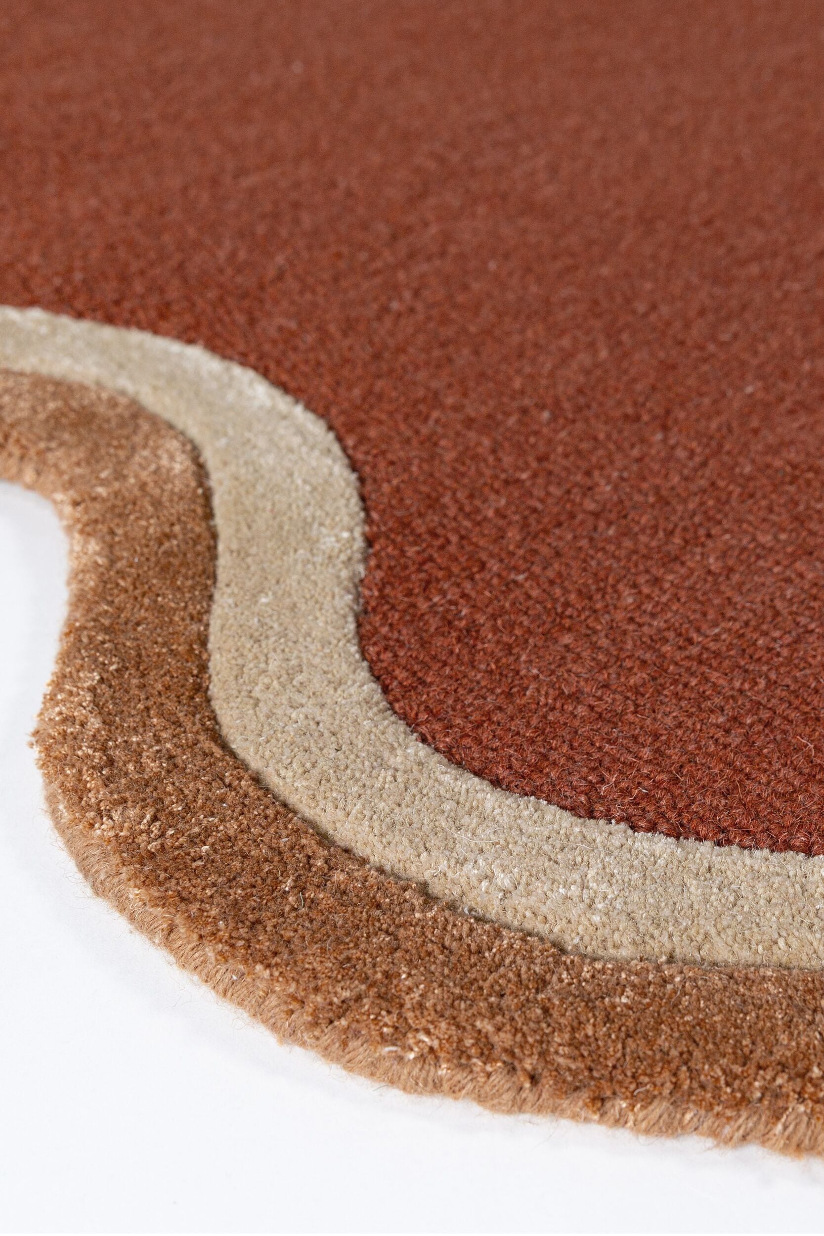FLAIR RUGS Wollteppich »Rivo Wollteppich« rechteckig 8 mm Höhe