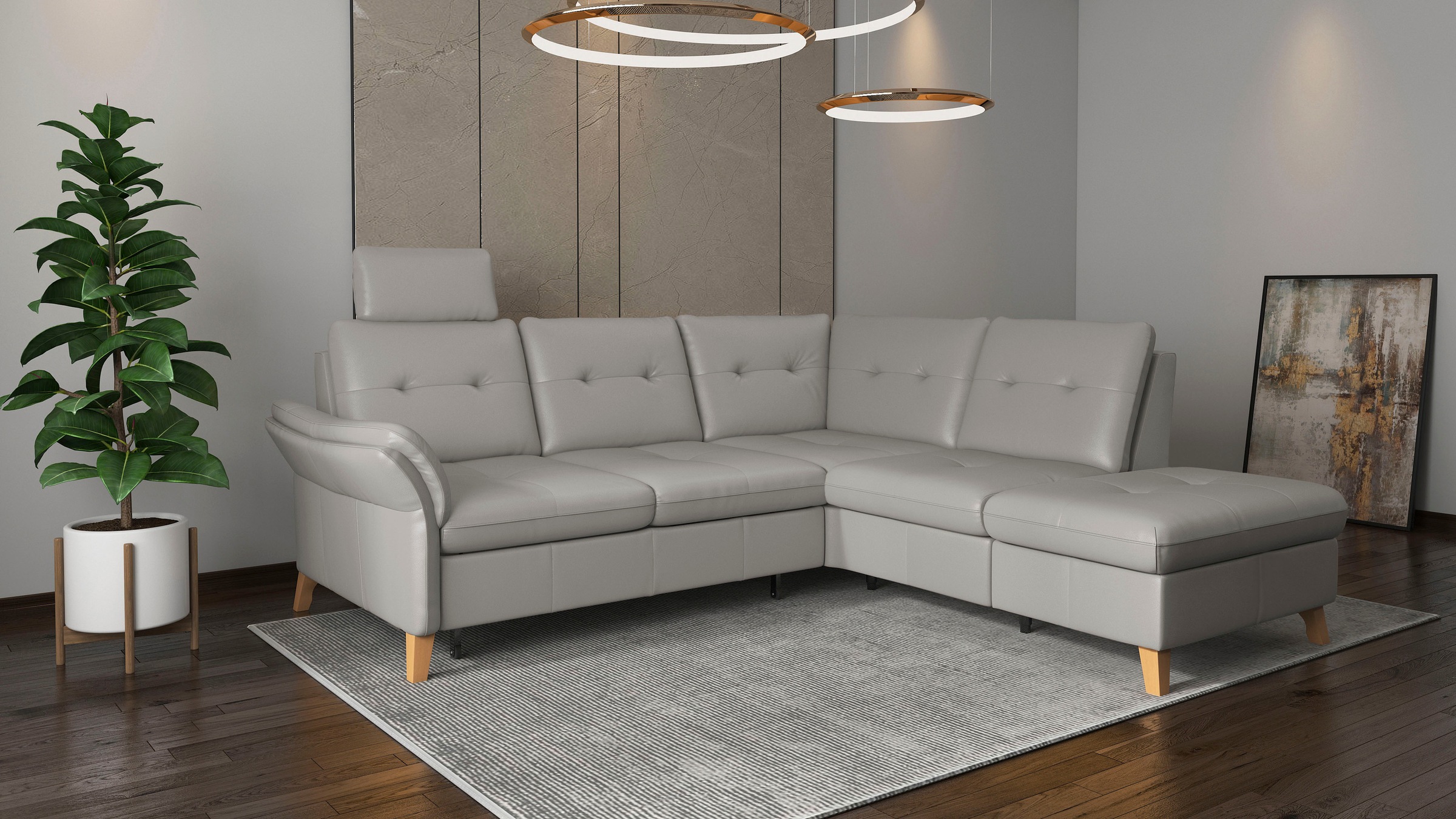 sit&more Ecksofa "Göteborg", inkl. Sitztiefenverstellung, wahlweise mit Bet günstig online kaufen