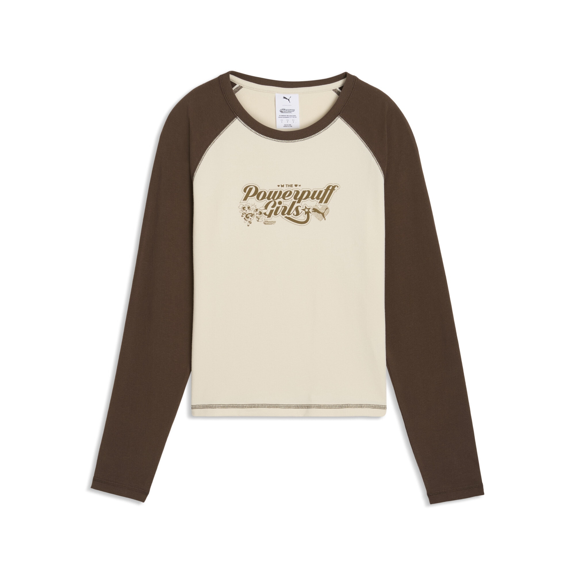 PUMA T-Shirt »PUMA x POWERPUFF GIRLS Slim Langarmshirt Damen«