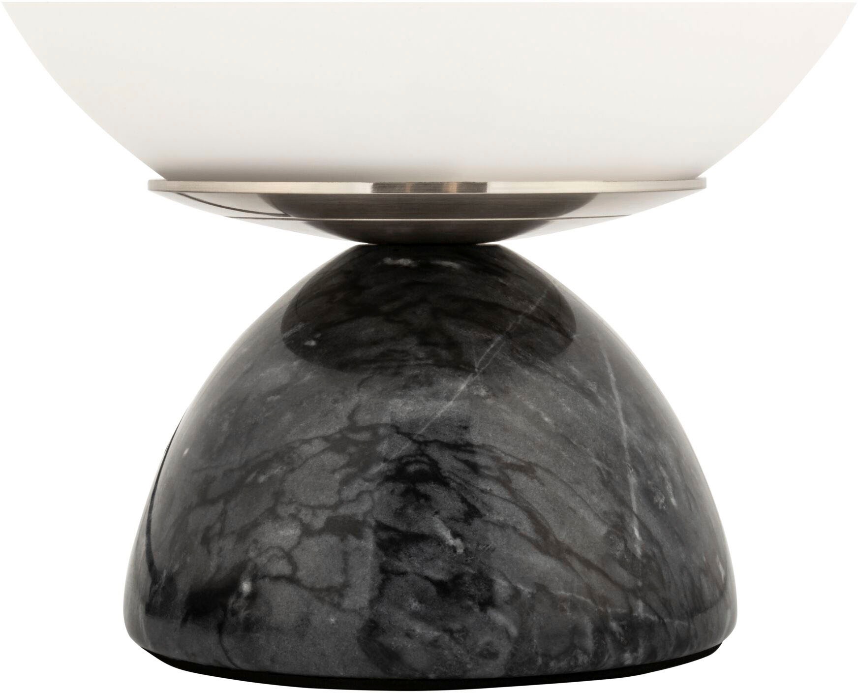 | Pauleen max20W Marmor/Glas«, Pearl 1 230V flammig-flammig Schwarz/Weiß Tischleuchte kaufen »Shining günstig
