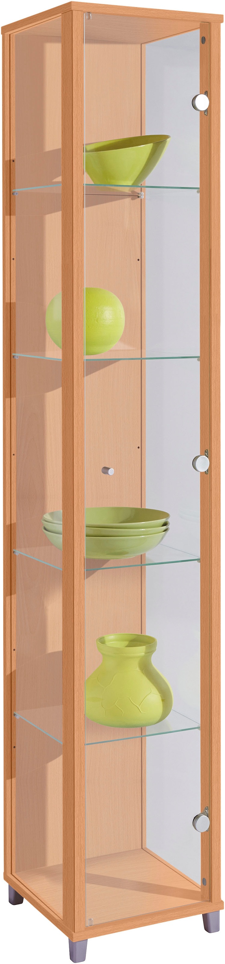 fif möbel Vitrine "OPTIMA Höhe ca. 172 cm" Standvitrine/Glasvitrine 1x Glas günstig online kaufen