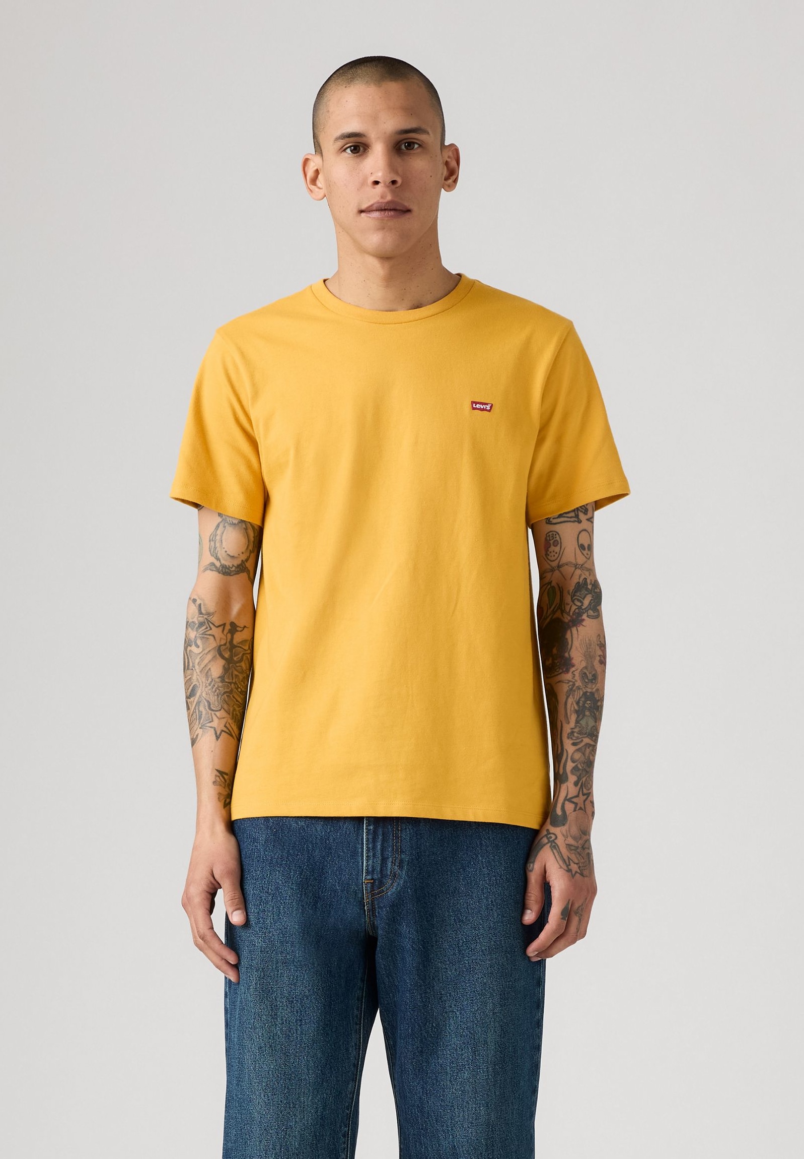 Levis "ORIGINAL HM TEE" mit Logo Print günstig online kaufen