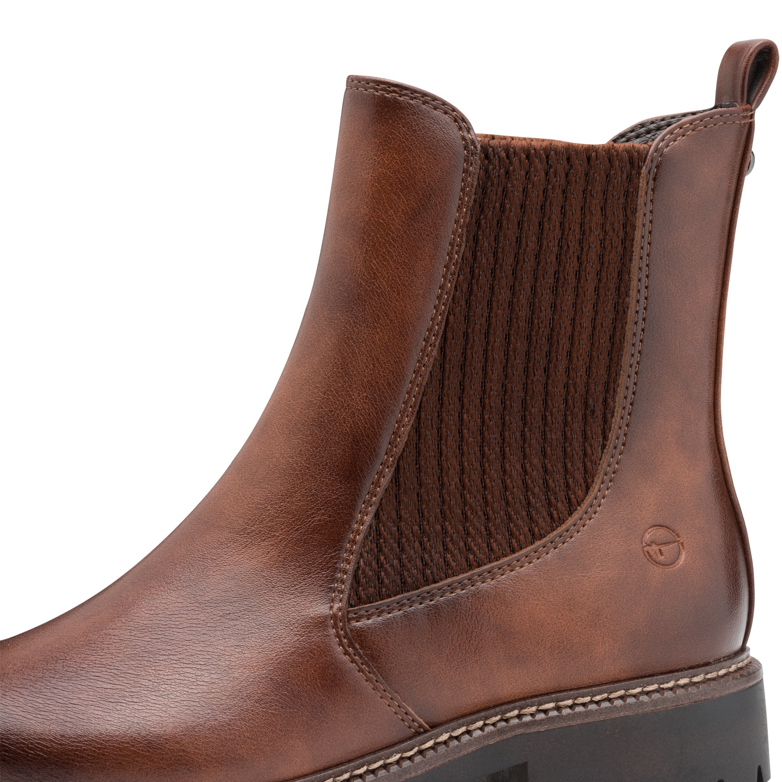 Tamaris Chelseaboots, Businessschuh, Schlupfschuh, Stiefelette mit Stretcheinsätzen