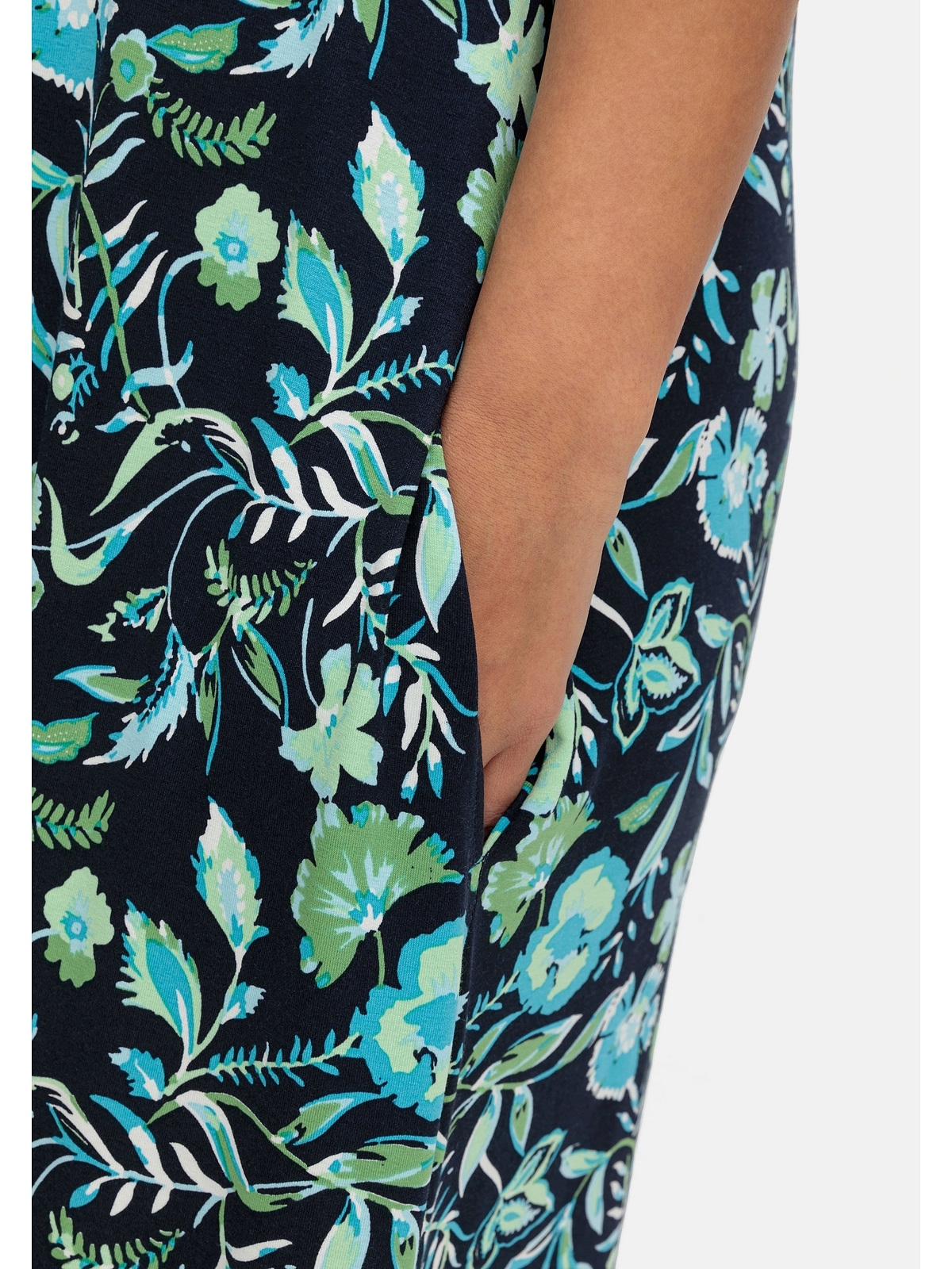 Sheego Jerseykleid »Große Größen«, mit Ornamentprint