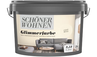 SCHÖNER WOHNEN-Kollektion Wand- und Deckenfarbe »Trendstruktur Glimmerfarbe«, 2,5... kaufen