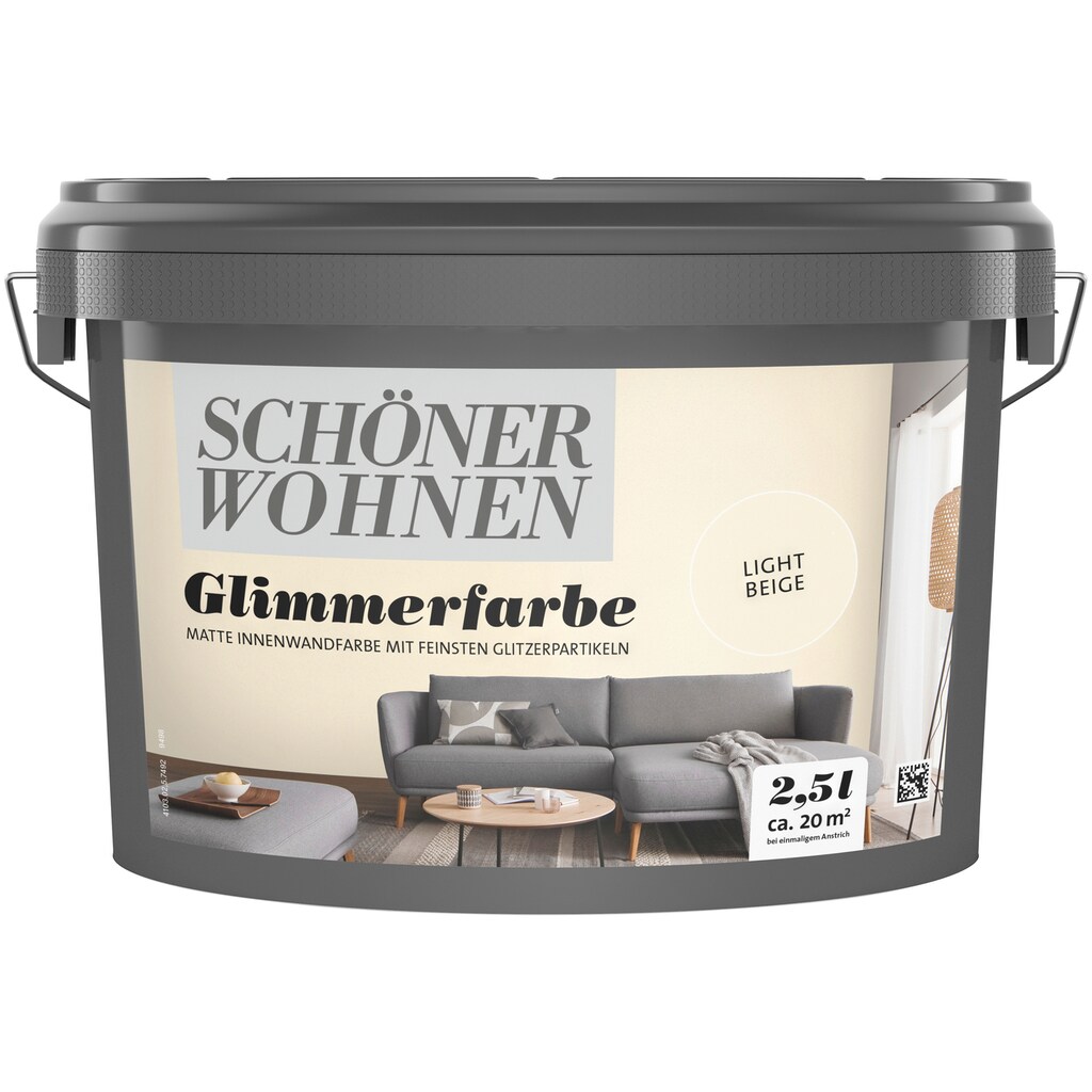 SCHÖNER WOHNEN FARBE Wand- und Deckenfarbe »Trendstruktur Glimmerfarbe«