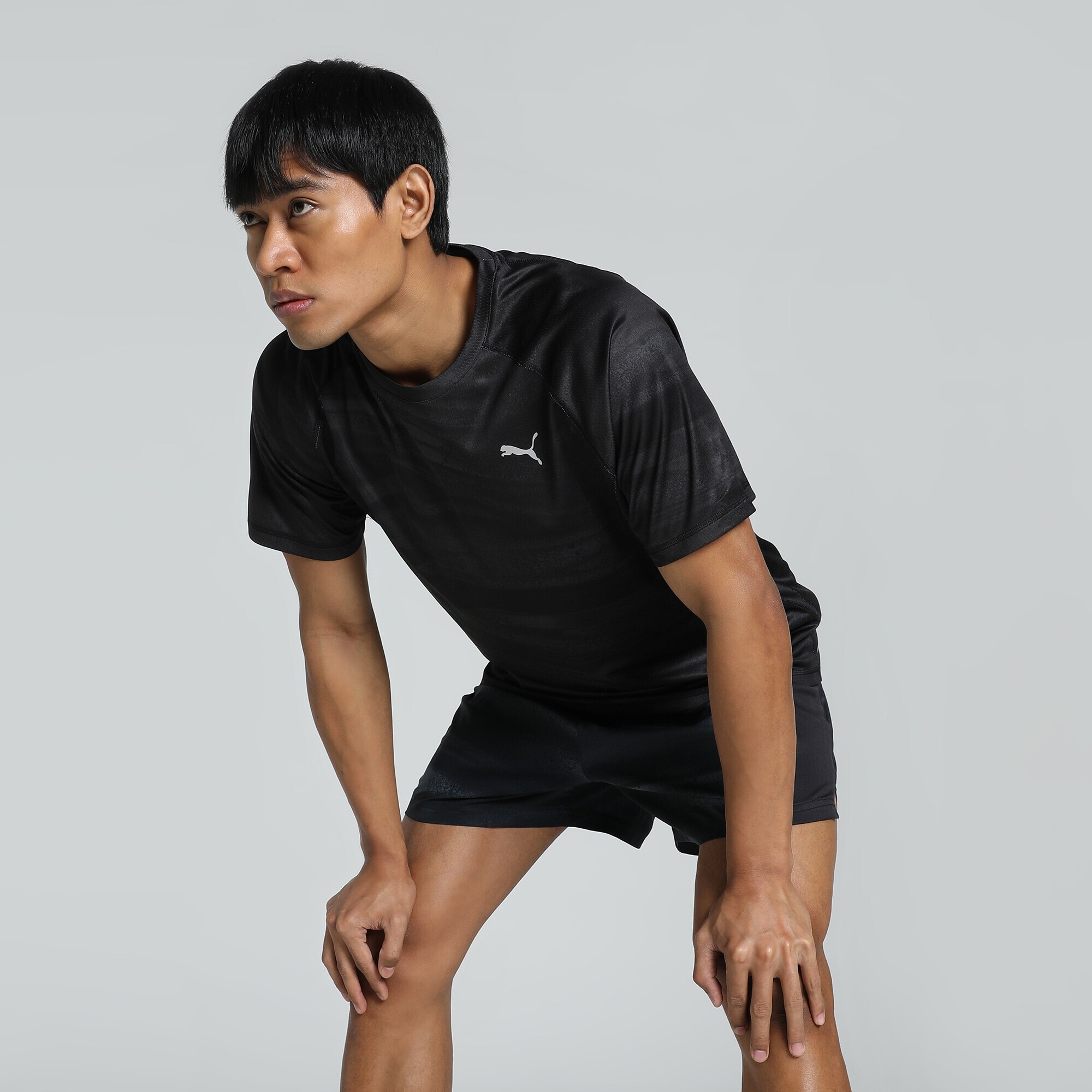 PUMA Laufshirt »VELOCITY Lauf-T-Shirt mit Allover-Print Herren«