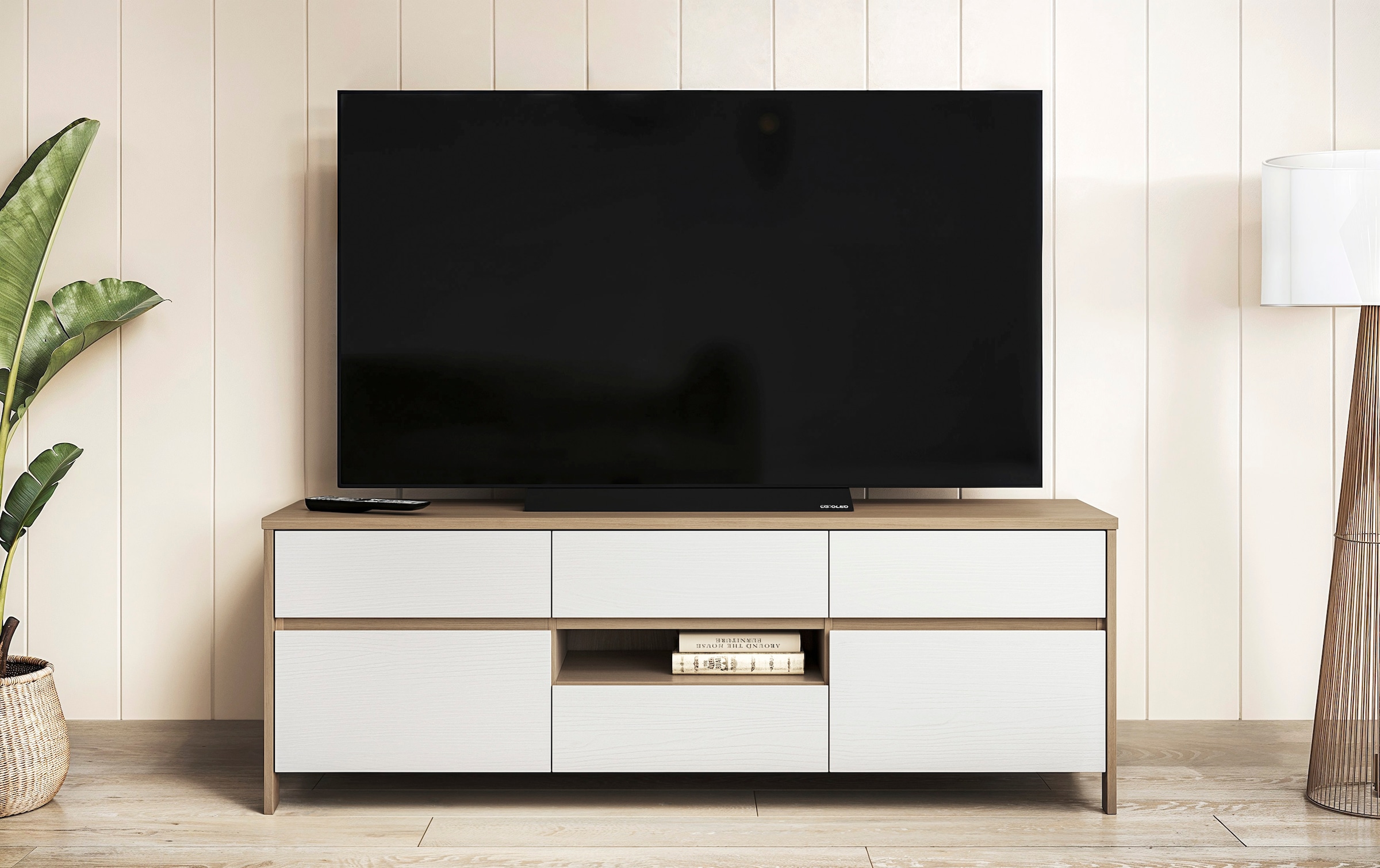 Home affaire TV-Schrank "Stranda, moderner TV-Unterschrank, Kommode im Scan günstig online kaufen