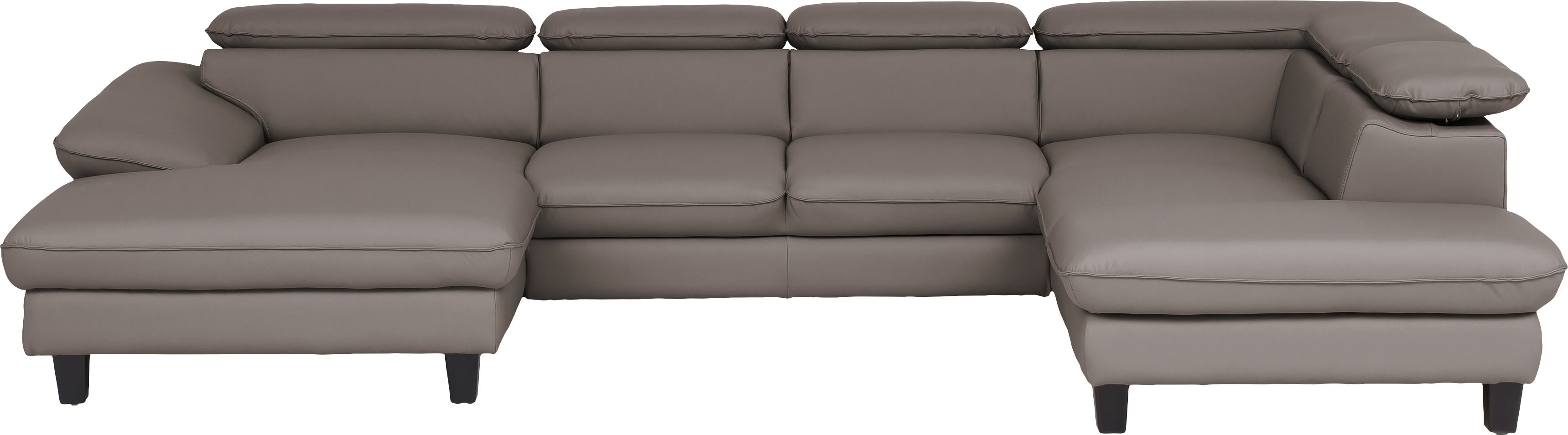 OTTO home Wohnlandschaft "Pilot U-Form" mit Kopfteilverstellung, wahlweise mit Schlaffunktion & Bettkasten
