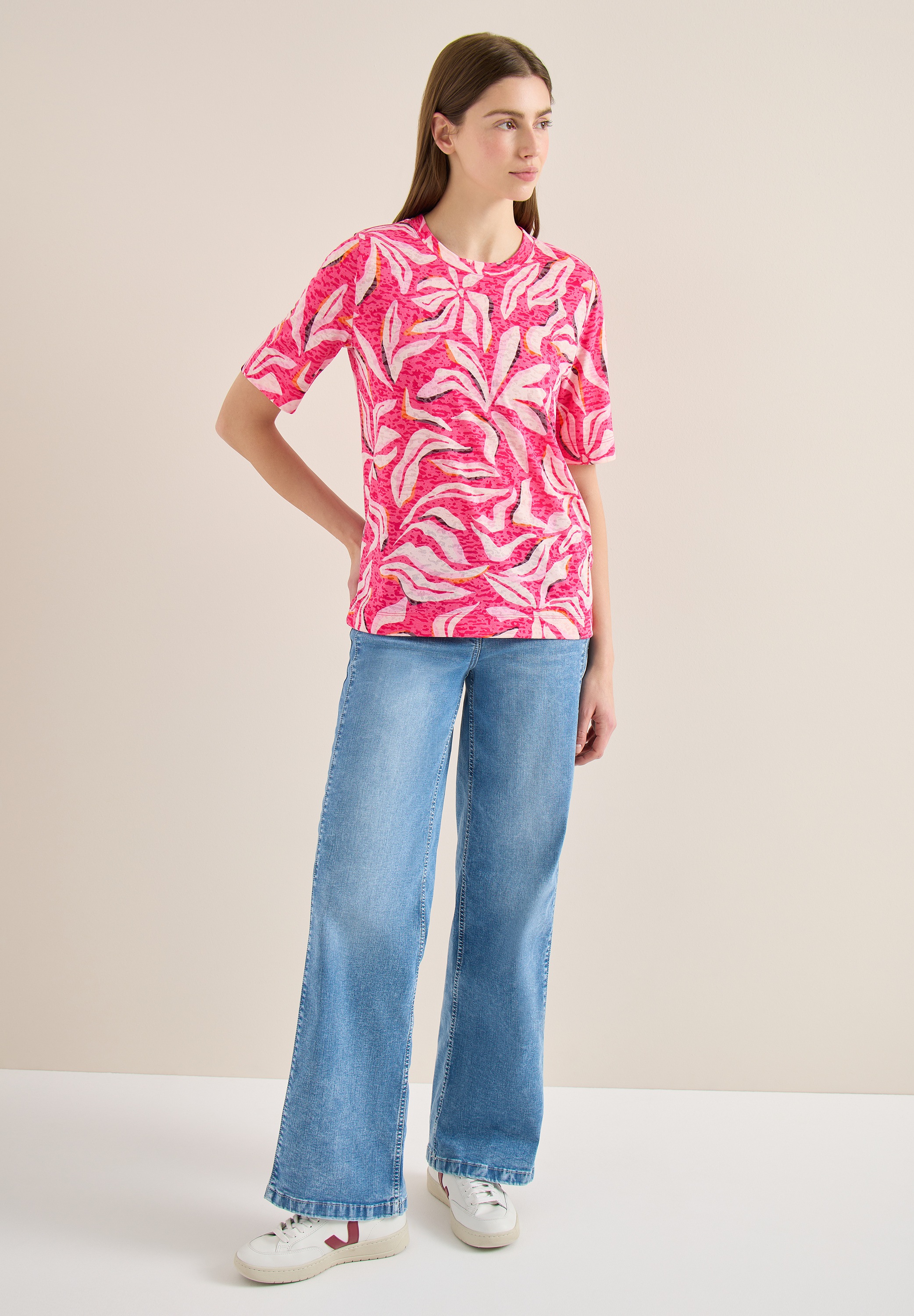 Thumbnail - Cecil Rundhalsshirt mit Blumenprint