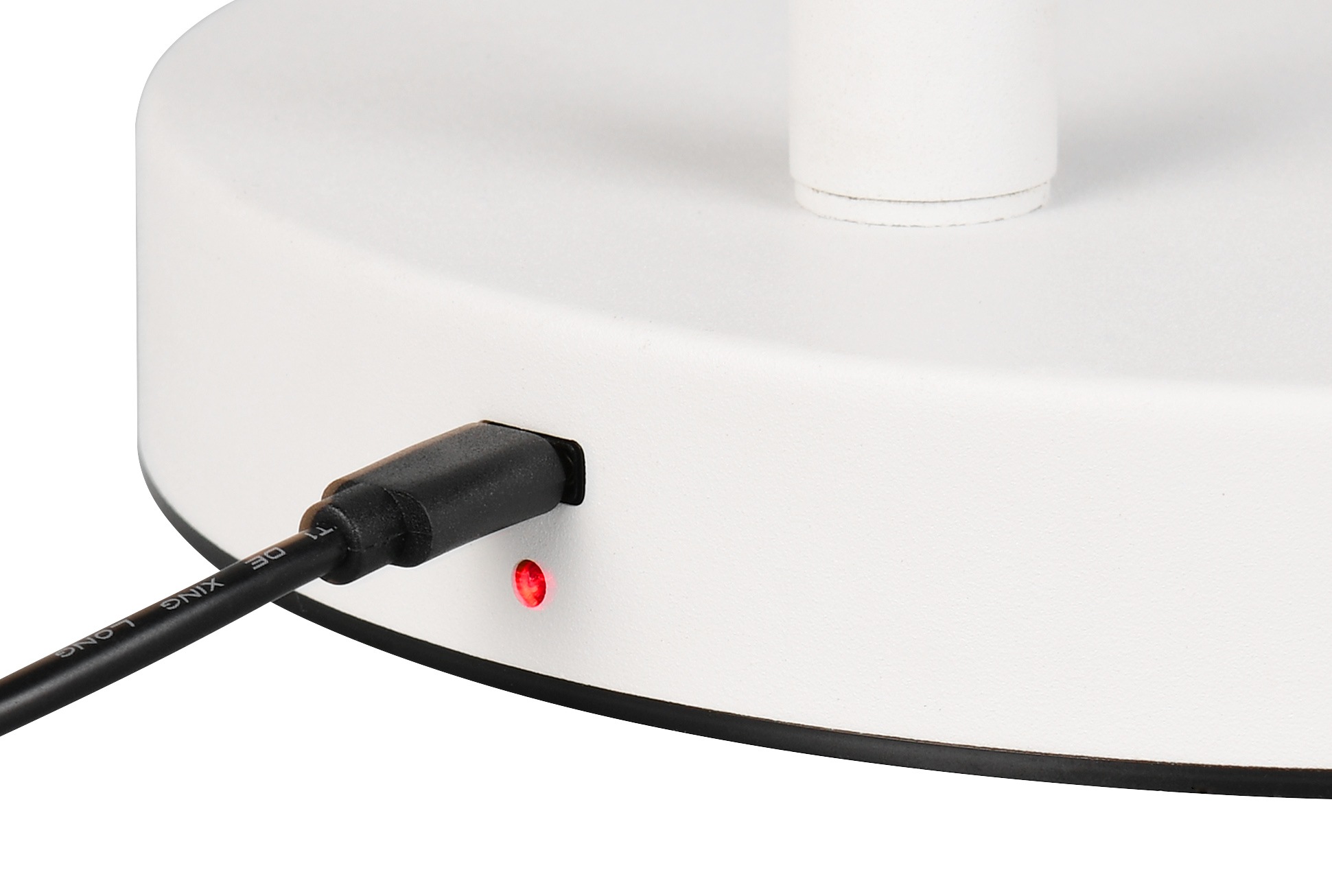 REALITY Leuchten LED Stehlampe »BLAKE, Akku Stehleuchte Indoor, mit USB-C Lade-Anschluss, Höhe 125 cm«, 1 flammig, Leuchtmittel LED-Board | LED fest integriert, Ø 20cm, mit 4-fach Touchdimmer, Leuchtenkopf schwenkbar, 4,5W 350 Lm