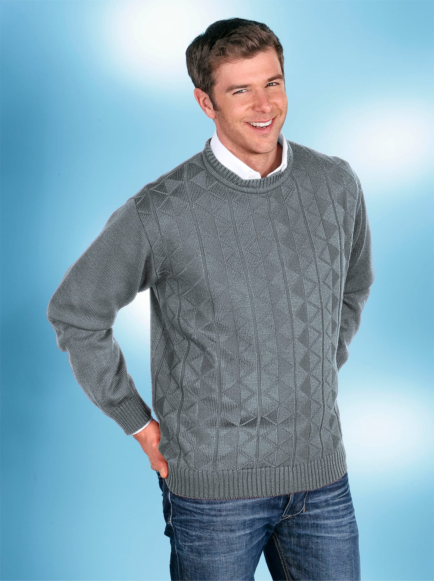 Classic Rundhalspullover "Pullover"