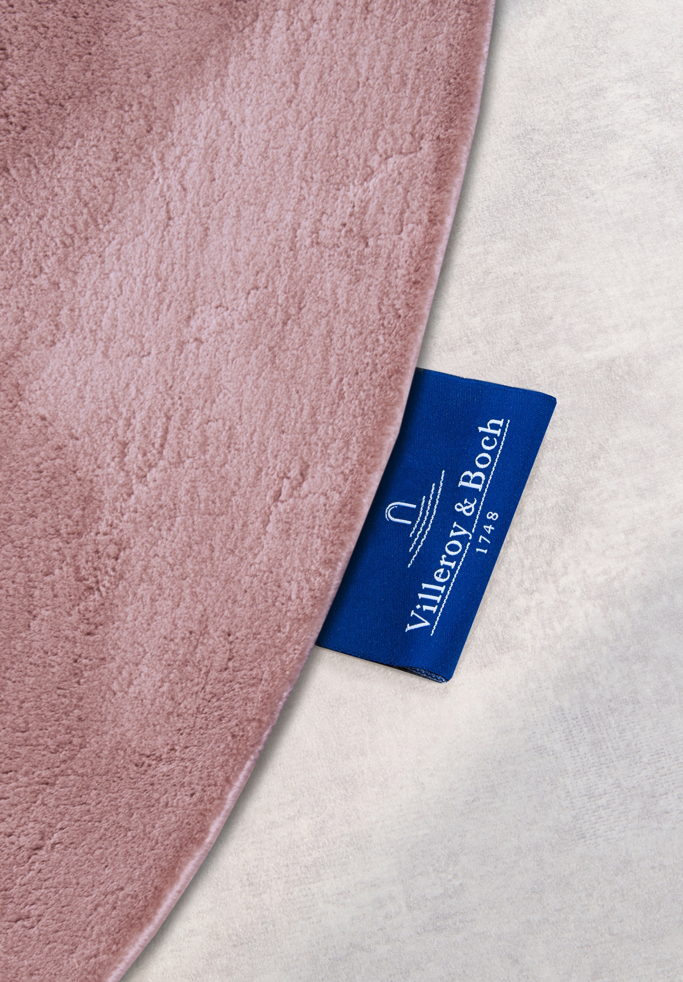 Villeroy & Boch Teppich »Leon«, rund, 15 mm Höhe, Langflor, Shaggy, einfarbig, flauschig, weich, glänzend, modern, uni