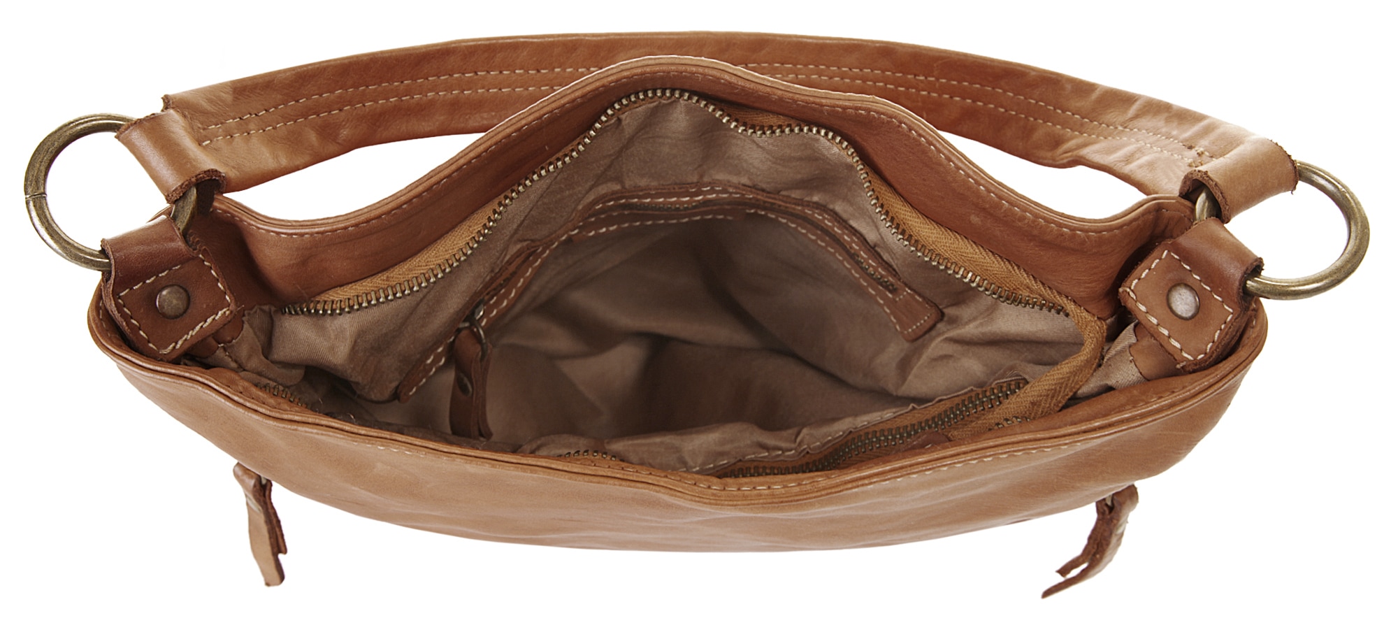 Cluty Shopper, echt Leder, Made in Italy