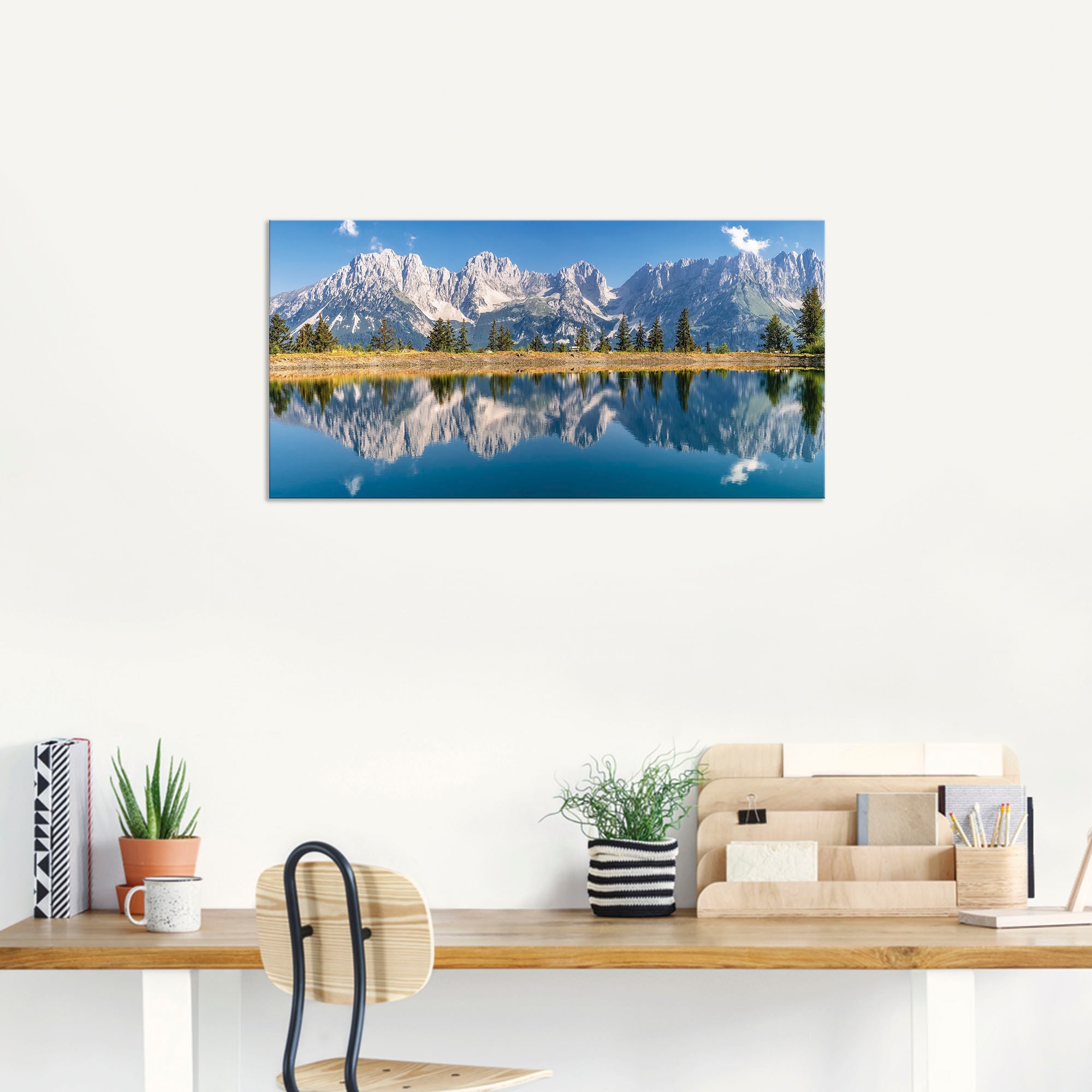 Artland Wandbild »Kaisergebirge Tirol«, Berge & Alpenbilder, (1 St.), als Alubild, Outdoorbild, Leinwandbild, Poster, Wandaufkleber
