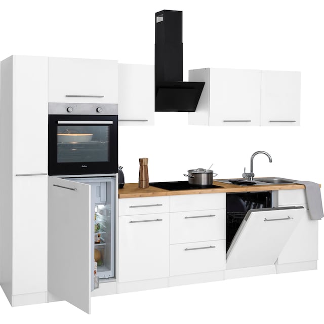 wiho Küchen Küchenzeile »Unna«, ohne E-Geräte, Breite 310 cm kaufen | BAUR