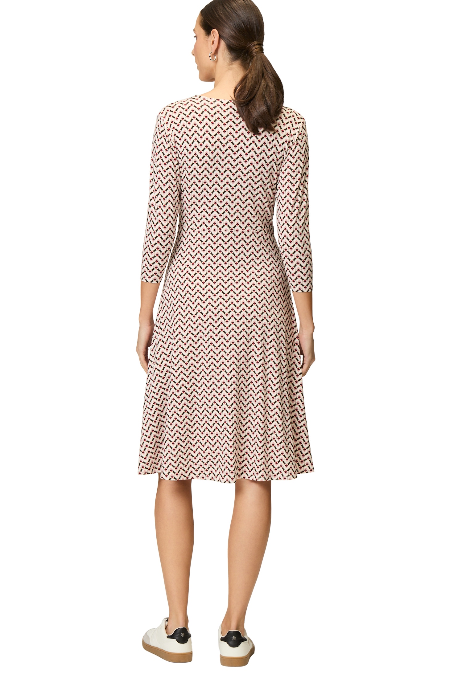 Zero Jerseykleid »zero Jerseykleid mit grafischem Print«, Wickeldesign