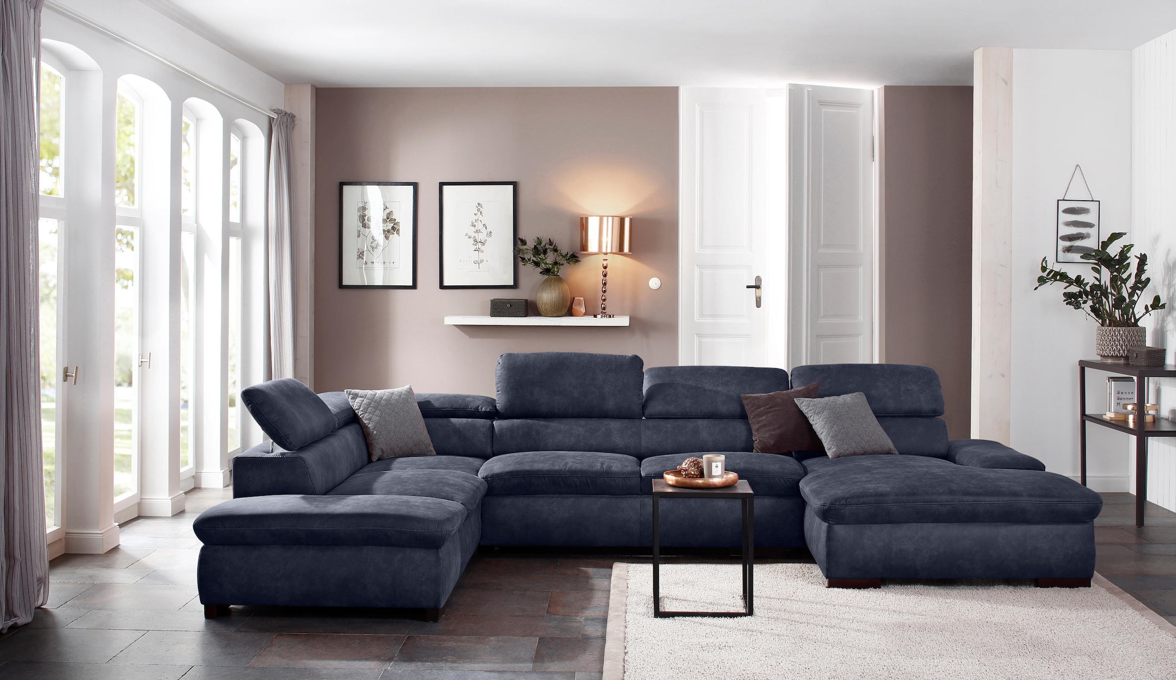 Blaue Couch & kaufen Türkis ▷ Sofas BAUR | Dunkelblau 