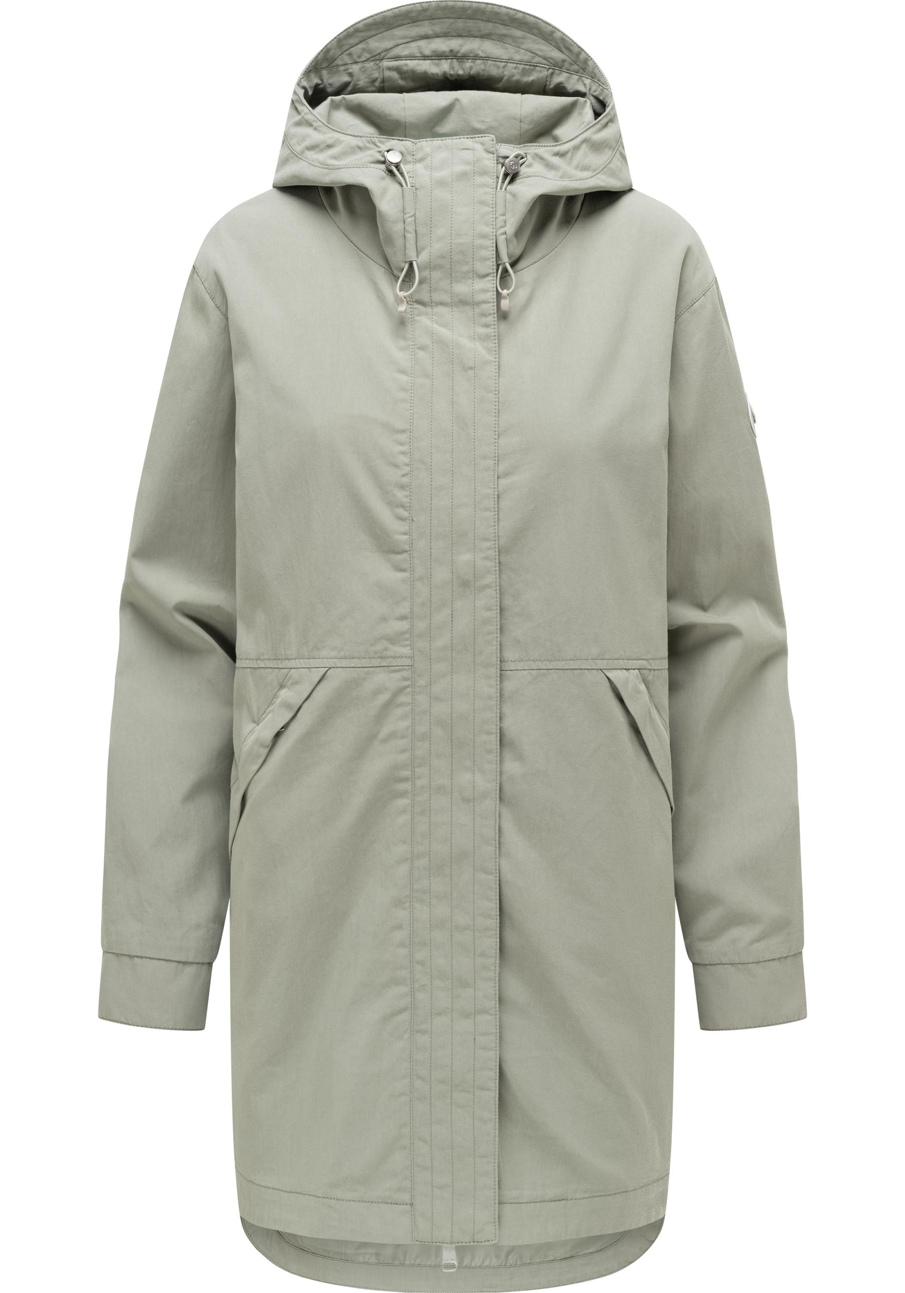 Ragwear Kurzmantel "Lamyja B" Leichter Oversize-Übergangsparka mit Kapuze günstig online kaufen