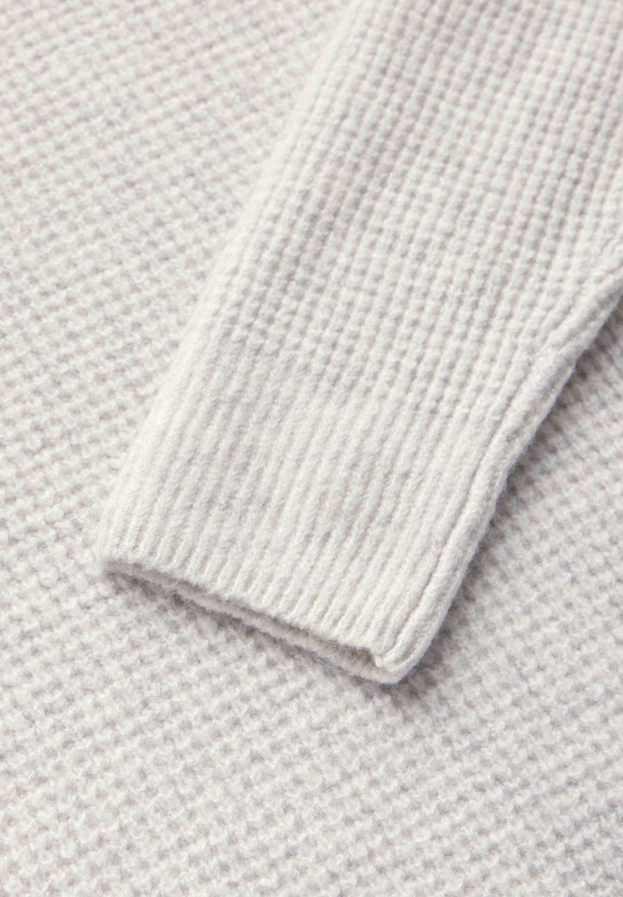 Cecil Strickpullover, mit Materialmix