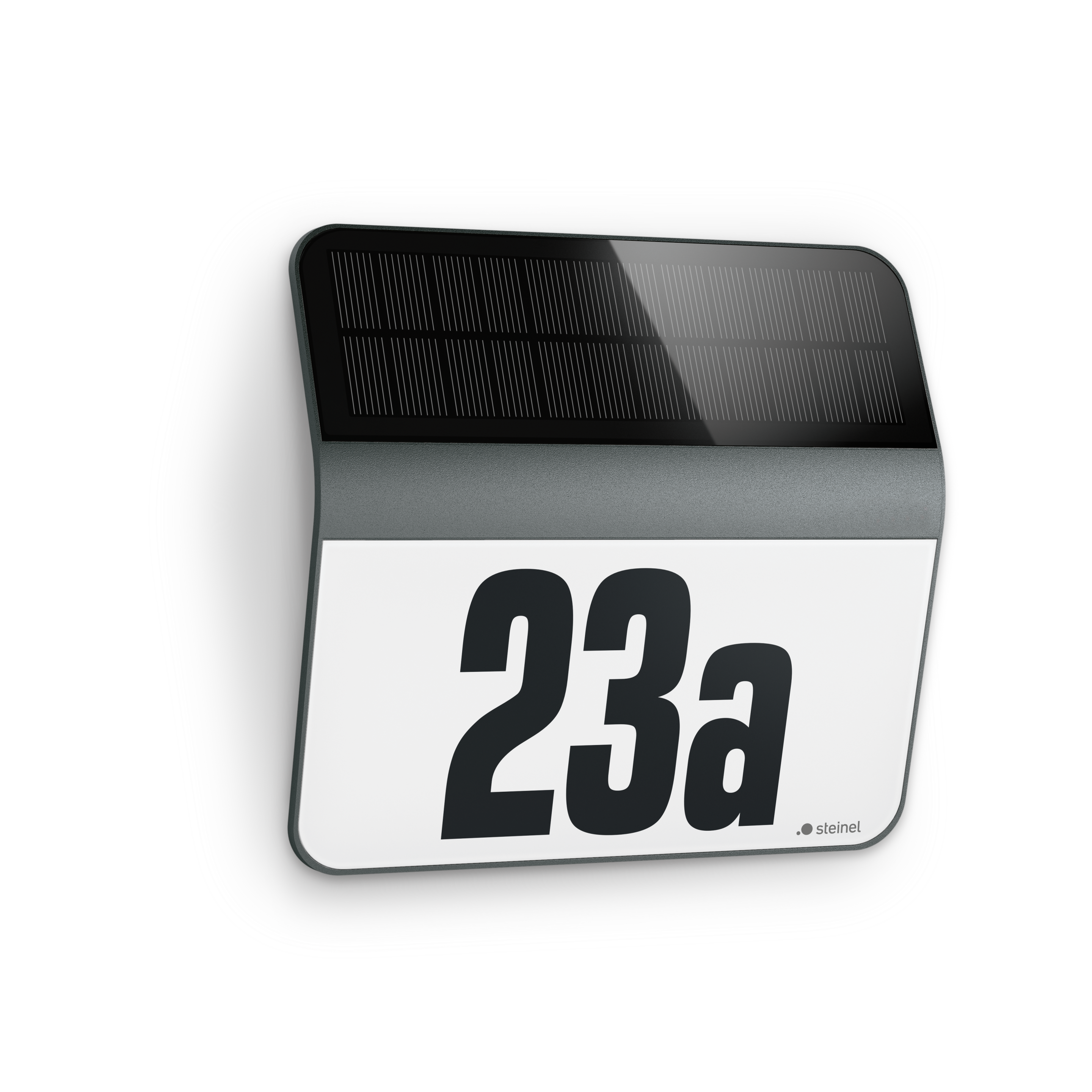 steinel Außen-Wandleuchte "XSOLAR" LED-Board Neutralweiß Hausnummern-Solarleuchte
